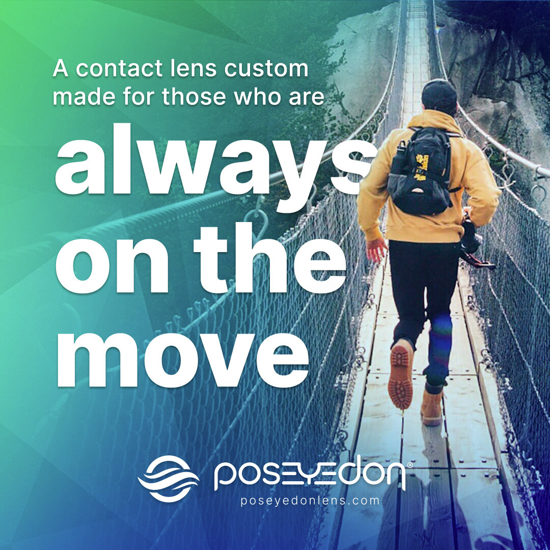 ⛔️ No more glasses bouncing up and down.
⛔️ No more soft lenses shifting around.

😃 You are now free to move the way you want! 🏃🏿&zwj;♂️ ☀️

Learn more about what makes the innovative posEYEdon lens different, visit: posEYEdonlens.com 🔵 🟢 🟡 

#