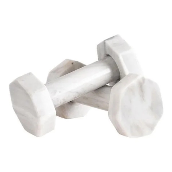 Wolf &amp; Badger Marble Dumbbells