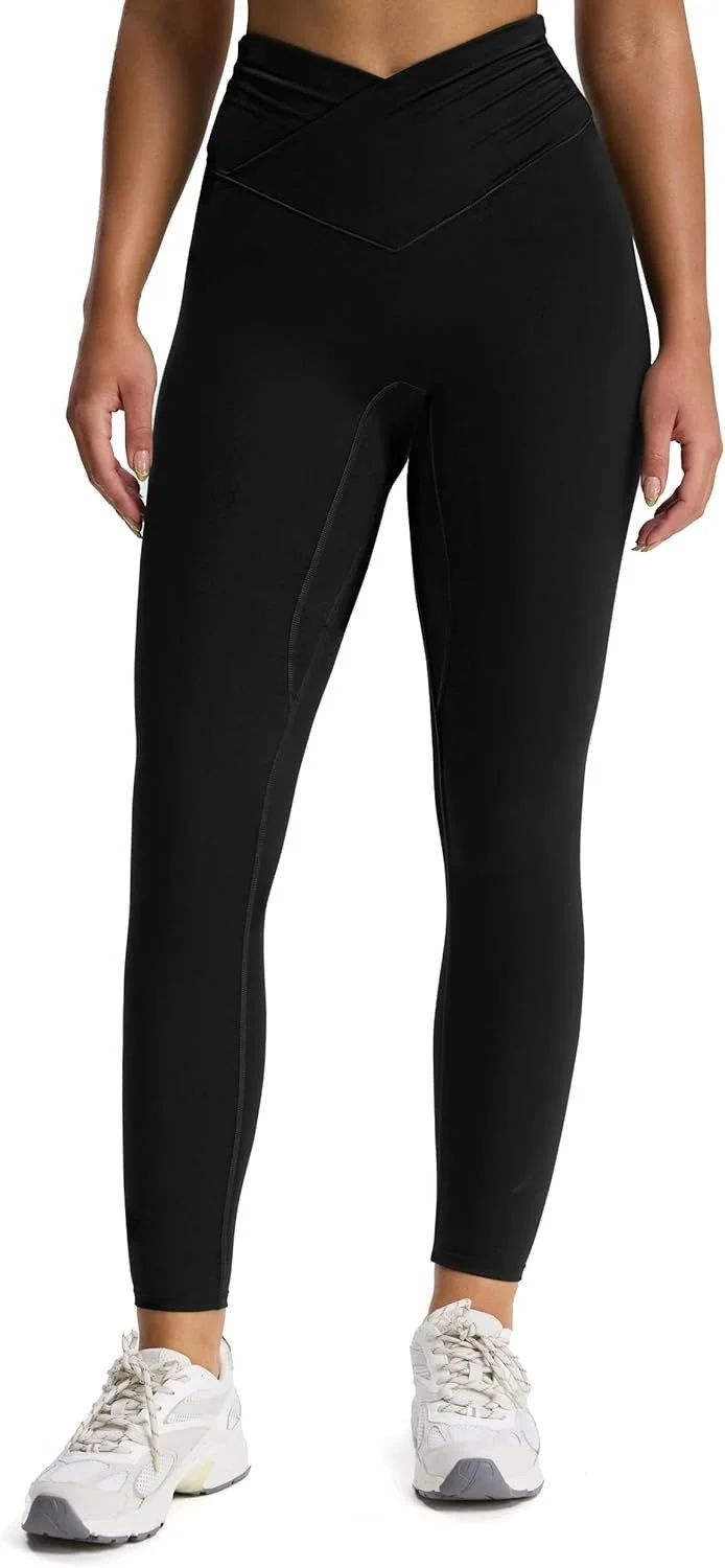 Love the crossover on the front of these leggings