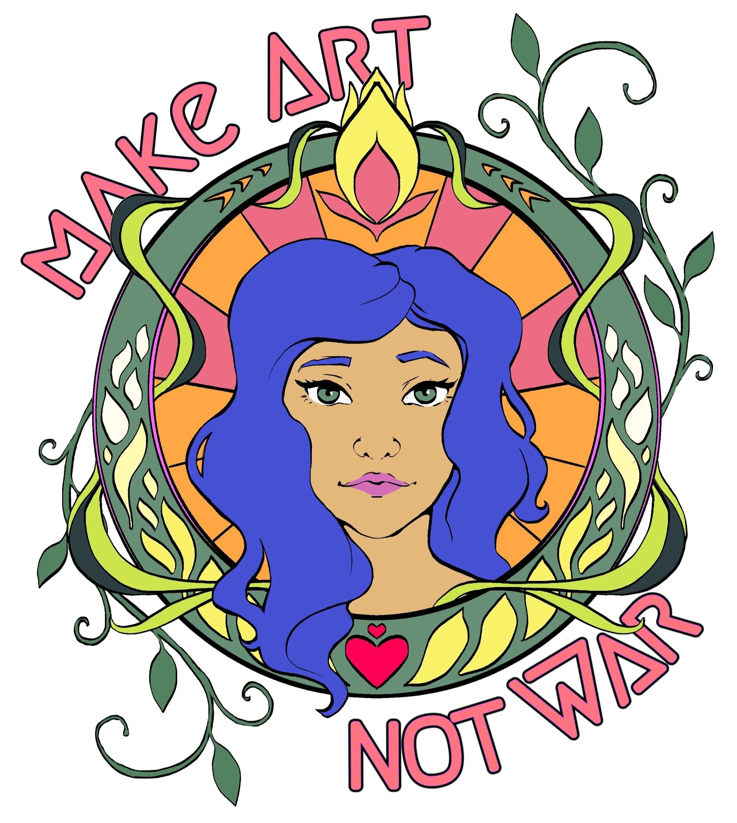 MAKE ART NOT WAR