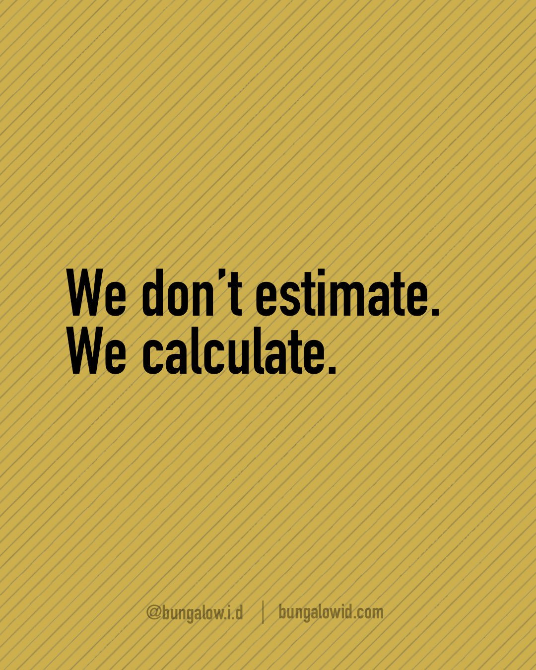 We don&rsquo;t do guesswork.⁠
No vague ballparks. No &ldquo;it might cost around&hellip;&rdquo;⁠
⁠
We design first &mdash; and price with real numbers.⁠
Because no one wants to hear one number at the beginning&hellip;⁠
and a completely different one 