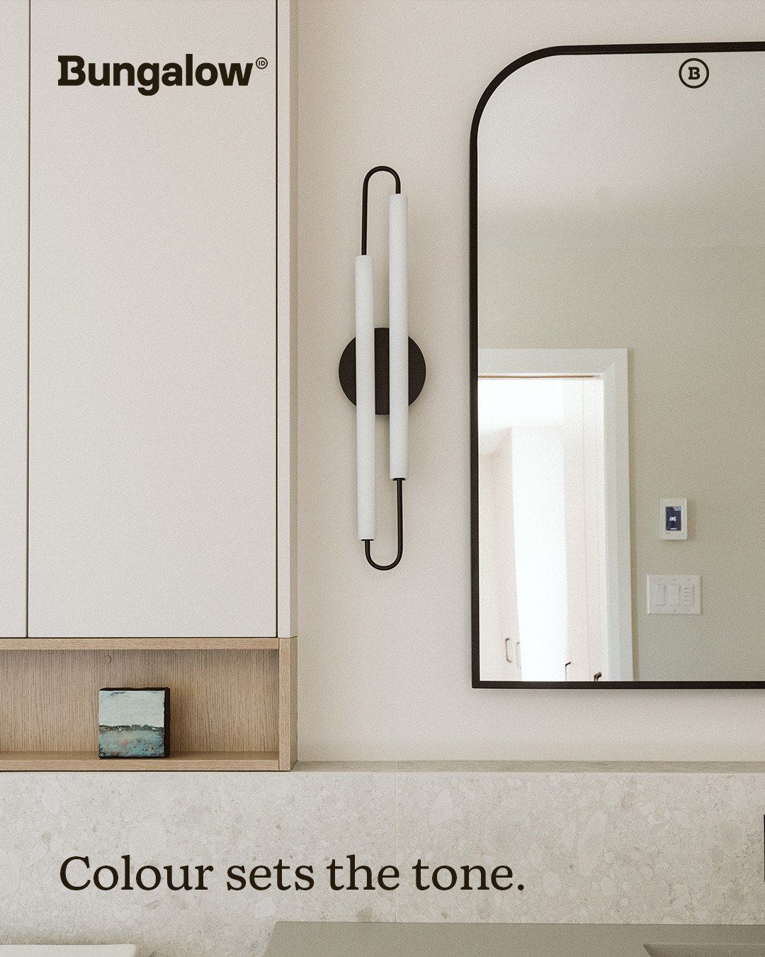 Our palette draws from the materials we love: wood, stone, light, shadow.⁠
⁠
Warm modernity. Quiet depth. Timeless contrast.⁠
⁠
⁠
@alytamphotography⁠
⁠
#InteriorDesignPalette⁠
#MidCenturyModernInspired⁠
#MaterialDrivenDesign⁠