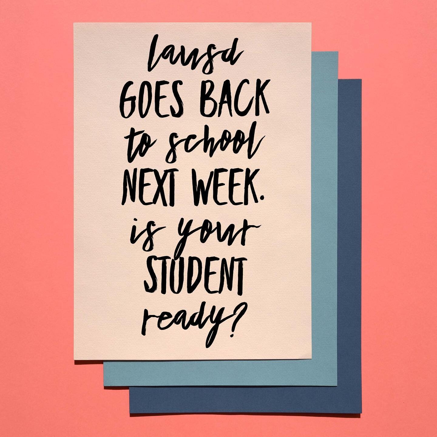 Students are going back to school next week and the classroom has become virtual for this coming year. Do you have a plan for your student to succeed? Shoot us an email or DM and we will make create the proper tutoring plan so your student doesn&rsqu