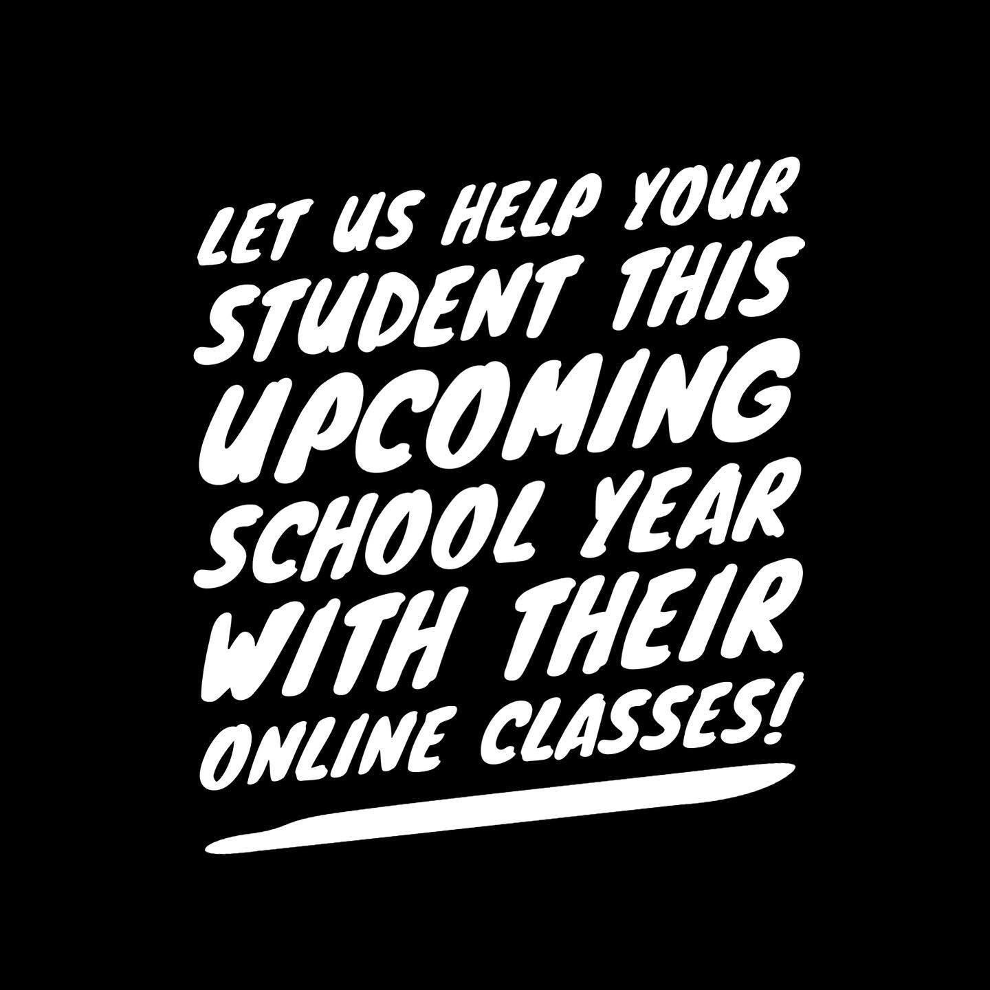 Our young students aren&rsquo;t used to online learning so we want to make it easier for them and help with their courses and homework. Let&rsquo;s work together to make sure your student succeeds!