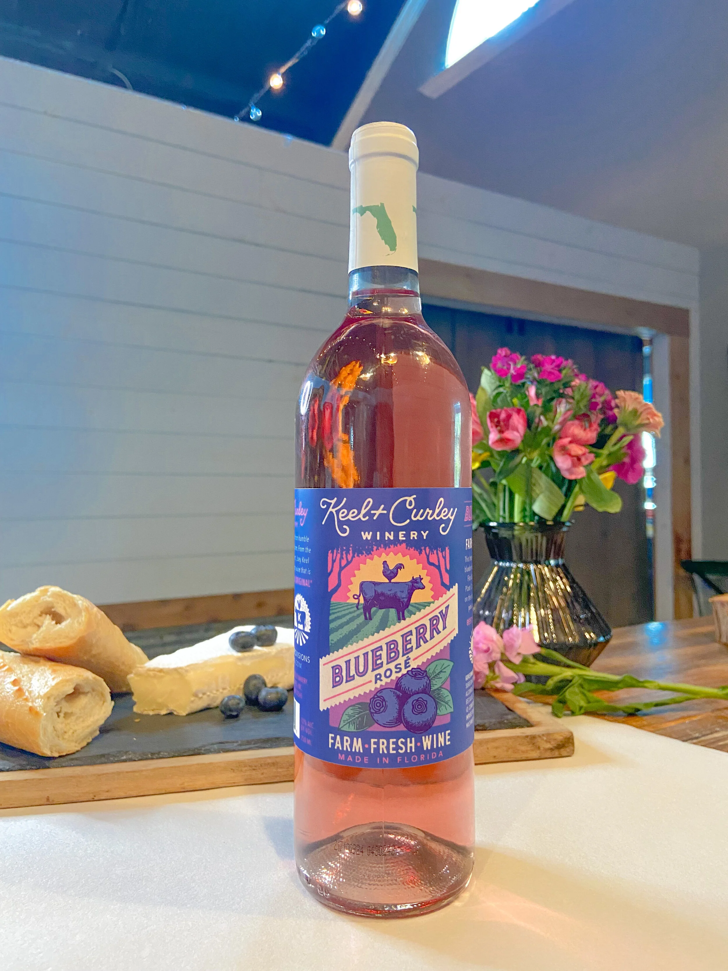 Sweet Blueberry Wine — Keel Farms Tampa Bay Winery, Brewery and