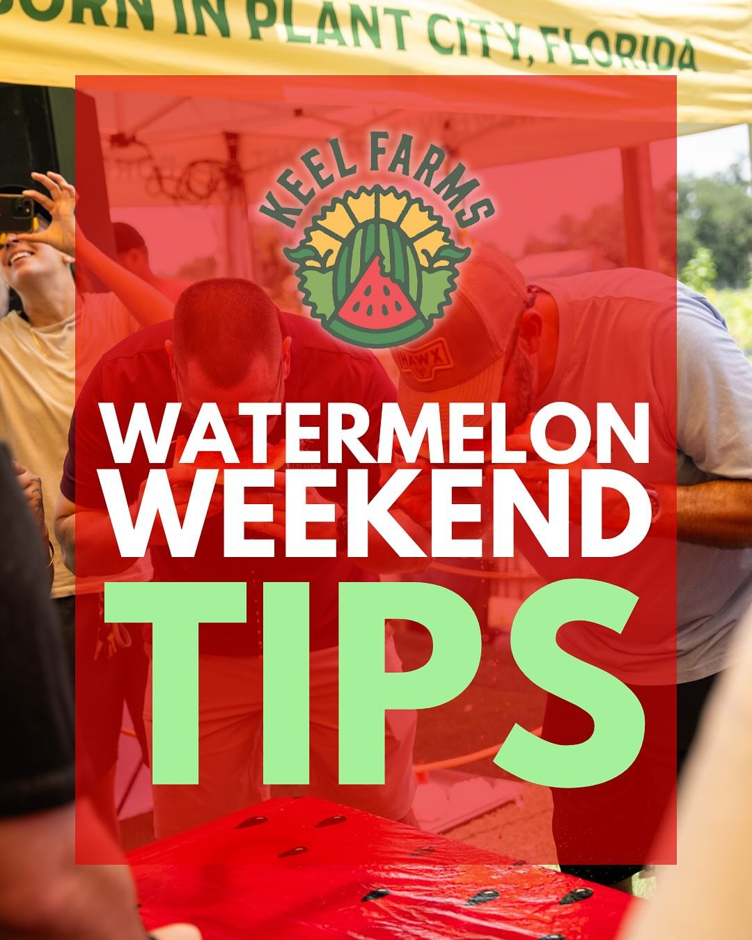 🍉 Headed to Watermelon Weekend? Here are your must-know tips to make it the sweetest weekend ever! 

🎟️ June 21&ndash;22 | 10AM&ndash;3PM (day fun) + night time activities to keep the fun going

Tag your crew &amp; get ready for the best weekend at