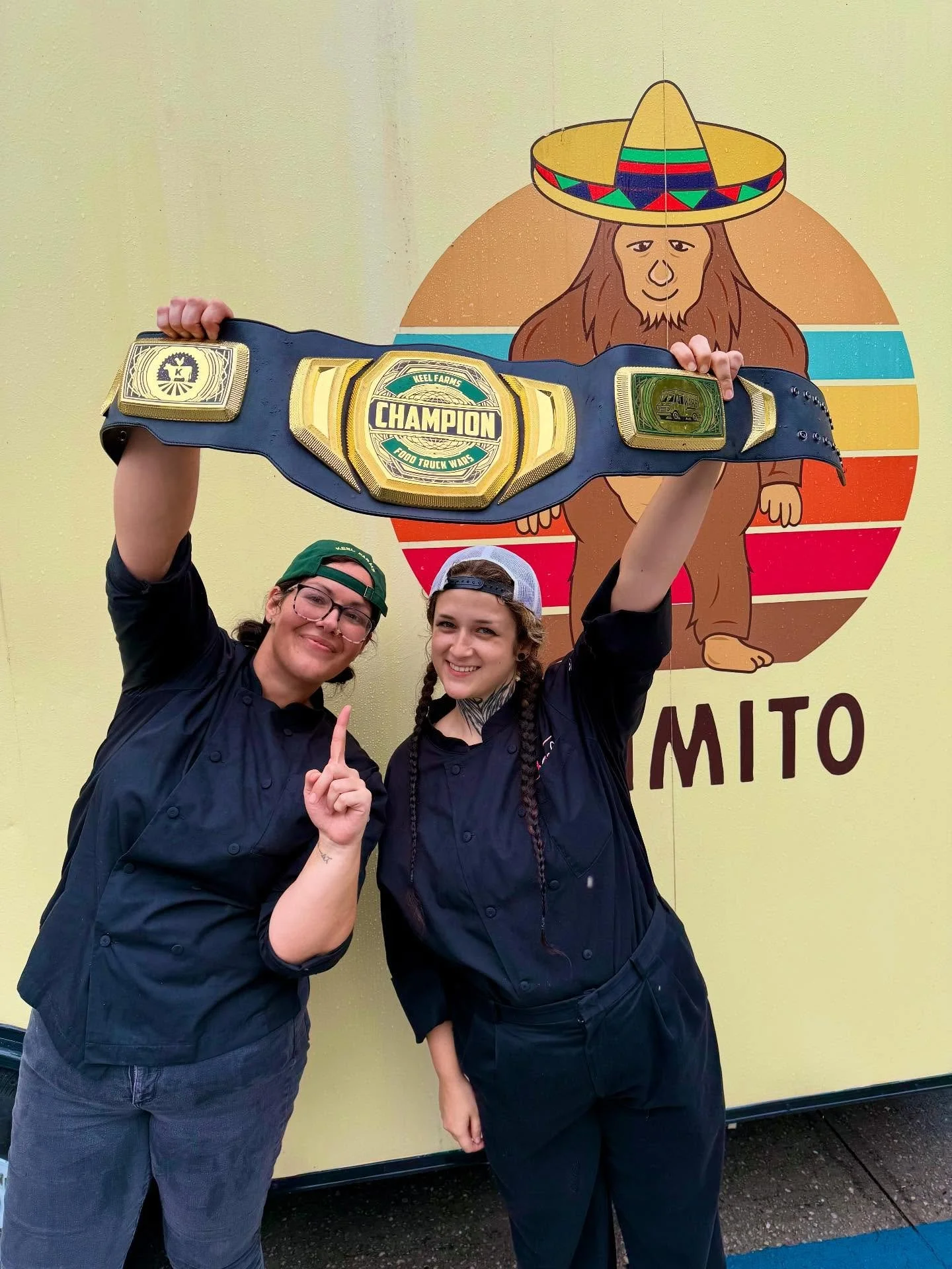SISIMITO WIN!🥇 Shoutout to our girls Harlee and Jolis for creating these delicious bites and bringing home the belt🫶🏼🏆