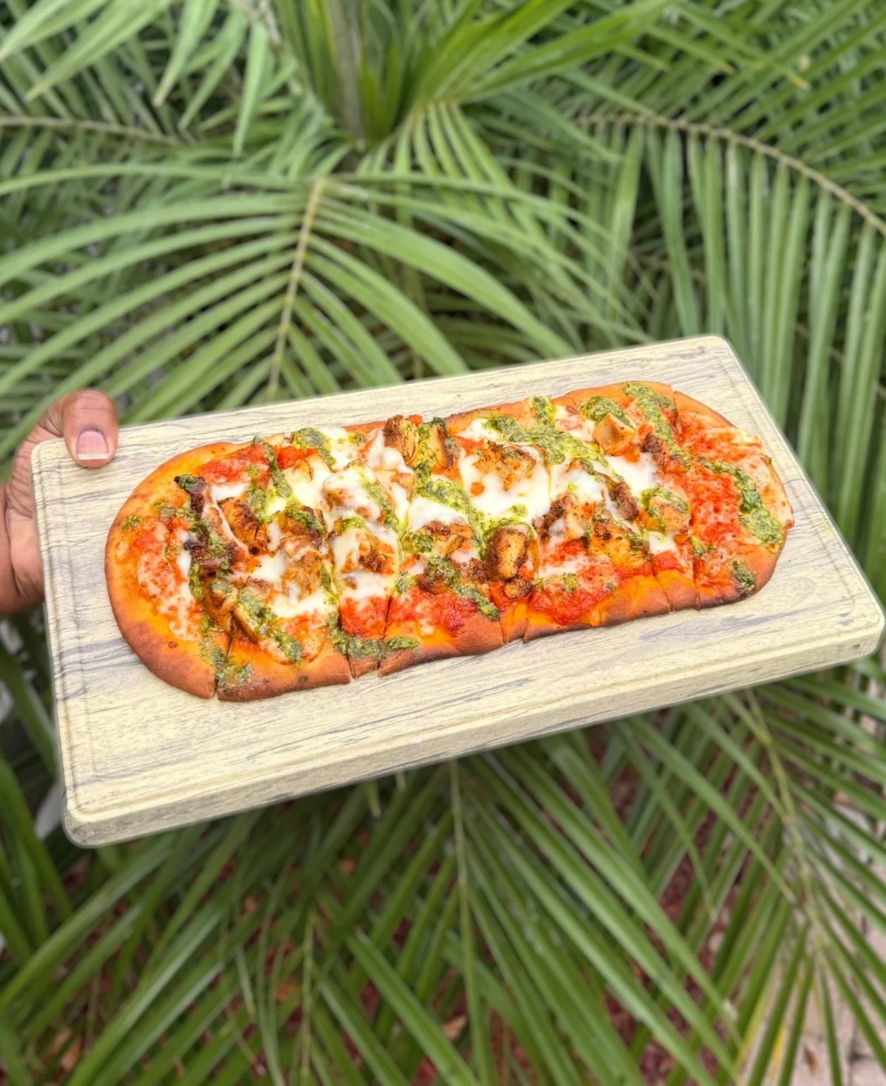 Today&rsquo;s special is brought to you by one of our line cooks, Courtney. Come show her some love and grab one while it lasts!💛

She&rsquo;s serving up a flatbread featuring a roasted red pepper aioli, blackened chicken, and topped with a drizzle 