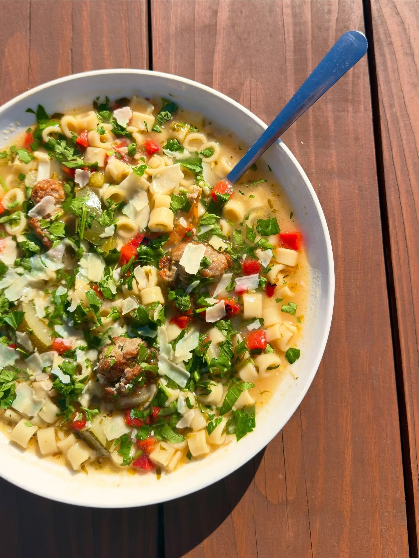 Soup of the day: Italian Wedding 🍲 The perfect way to stay warm and cozy today. Come grab a bowl and let the comfort food do its thing