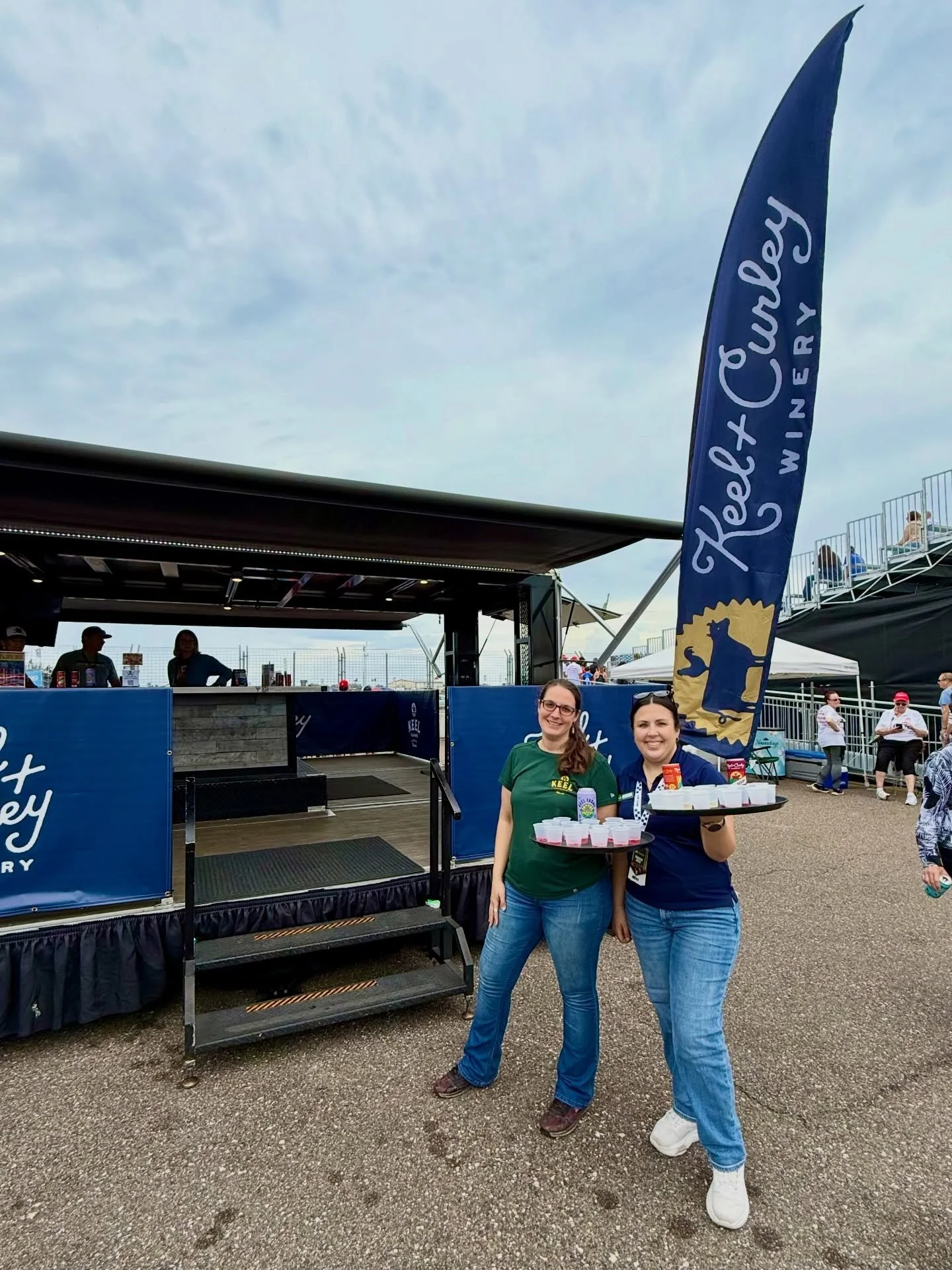 Views from our bar at the @gpstpete just hit different! 🏁🍷 If you&rsquo;re headed to the race this weekend, stop by Turn 2 and grab your favorite wines &amp; ciders while you cheer on the action. 

Swipe to see our location on the map 👉

#Fireston