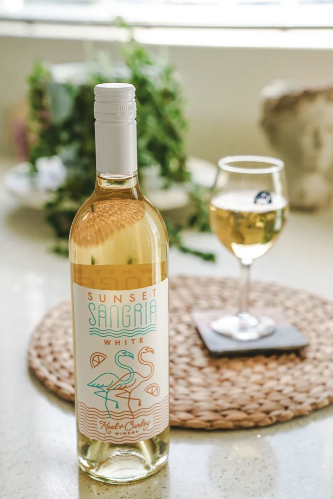 Spring Food Pairings with Keel and Curley White Sunset Sangria&nbsp;