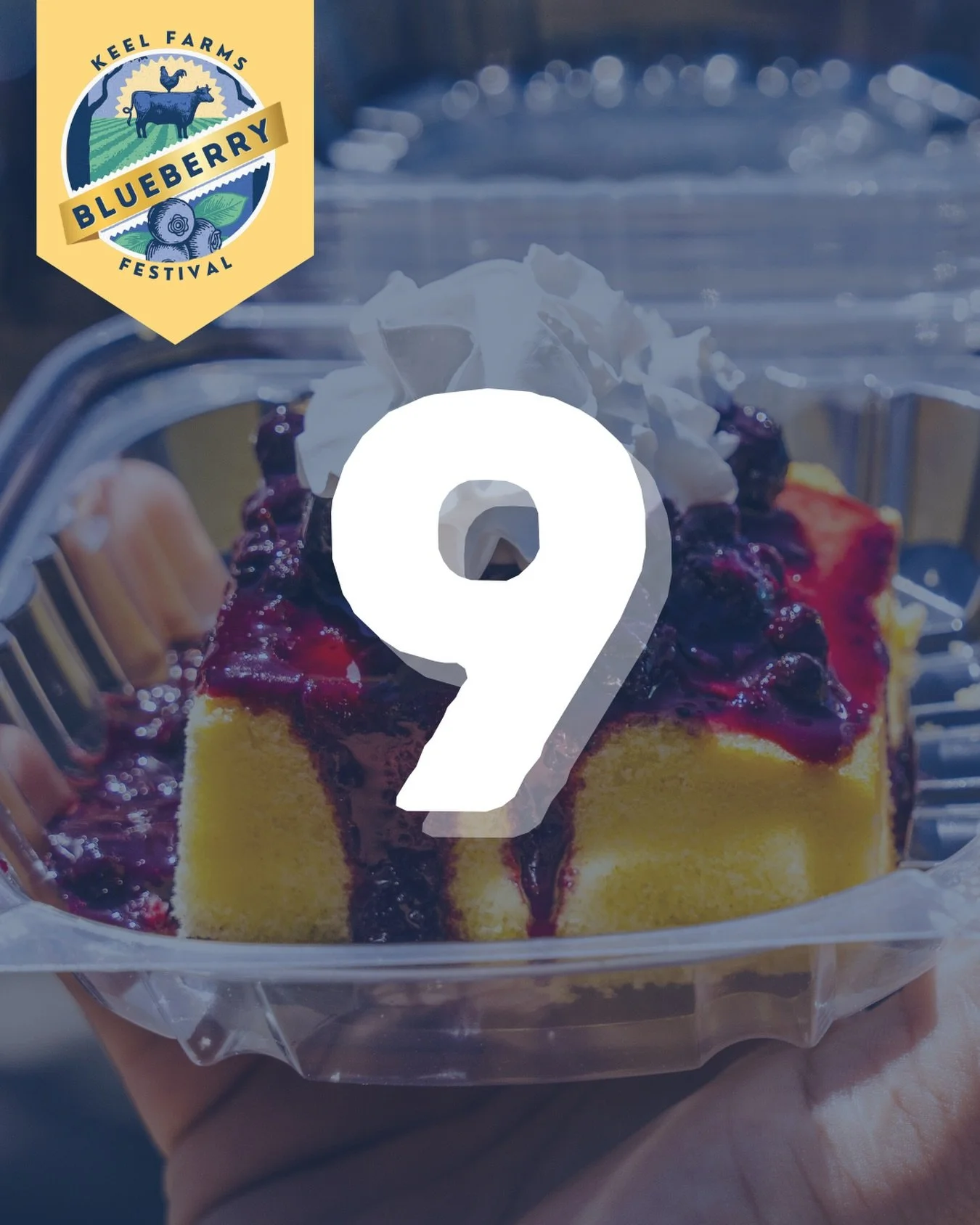 9 DAYS UNTIL BLUEBERRY FESTIVAL 🍰💙 

Blueberry shortcake is calling your name! Don&rsquo;t forget to grab a slice while you&rsquo;re visiting 

🗓️ Every weekend in April | 10AM&ndash;3PM (Closed Easter Sunday)
🅿️Free admission | $10 parking

#Blu