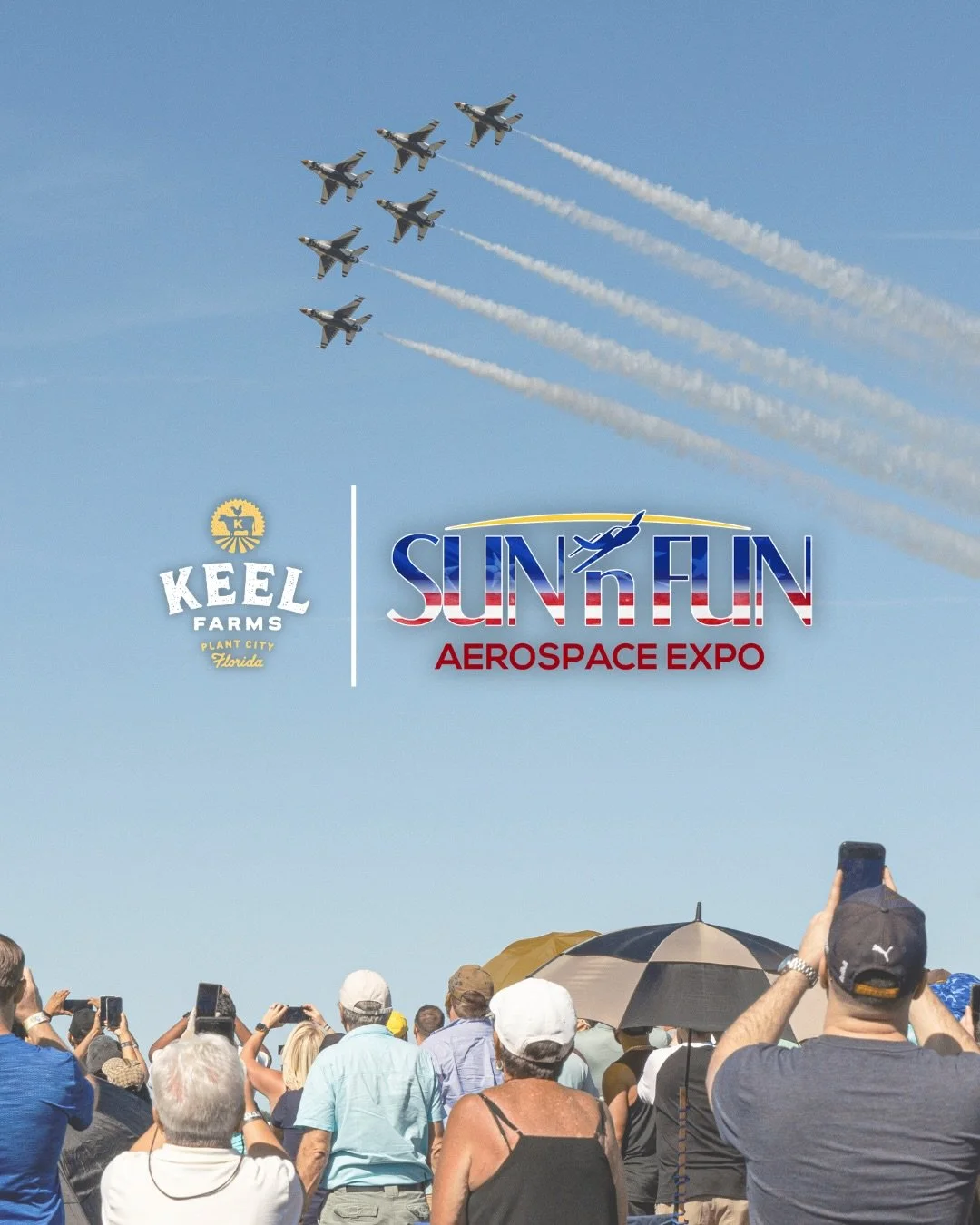 We&rsquo;re excited to partner with @flysnf for this year&rsquo;s Sun &lsquo;n Fun Aerospace Expo in Lakeland. ✈️ Join us April 14&ndash;19 and find Florida&rsquo;s favorite wines &amp; ciders at The Island during one of the biggest airshows in the c