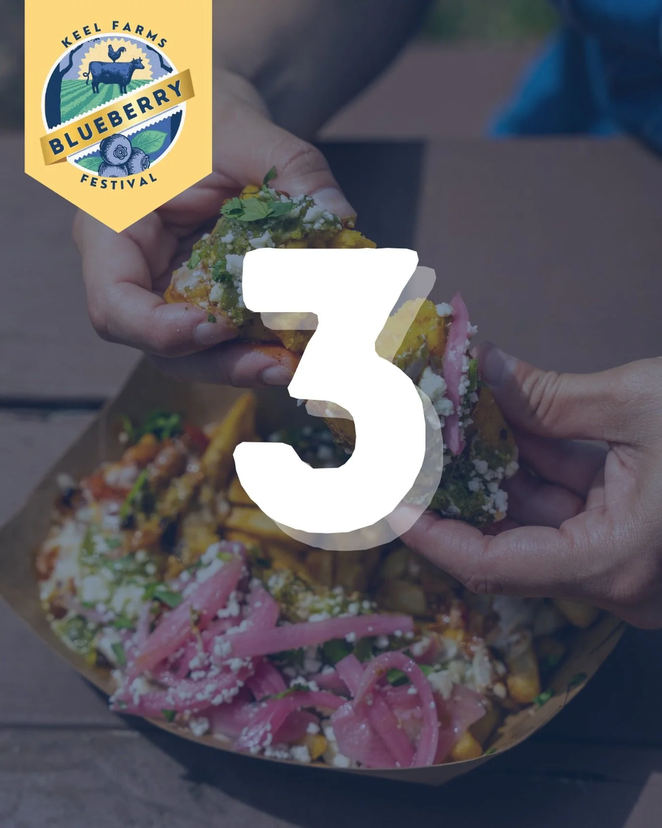 3 DAYS UNTIL BLUEBERRY FESTIVAL 🍴💙

Come hungry and enjoy delicious bites from our tasting room all festival weekend!

🗓️ Every weekend in April | 10AM&ndash;3PM (Closed Easter Sunday)
🅿️ Free admission | $10 parking

#BlueberryFestival