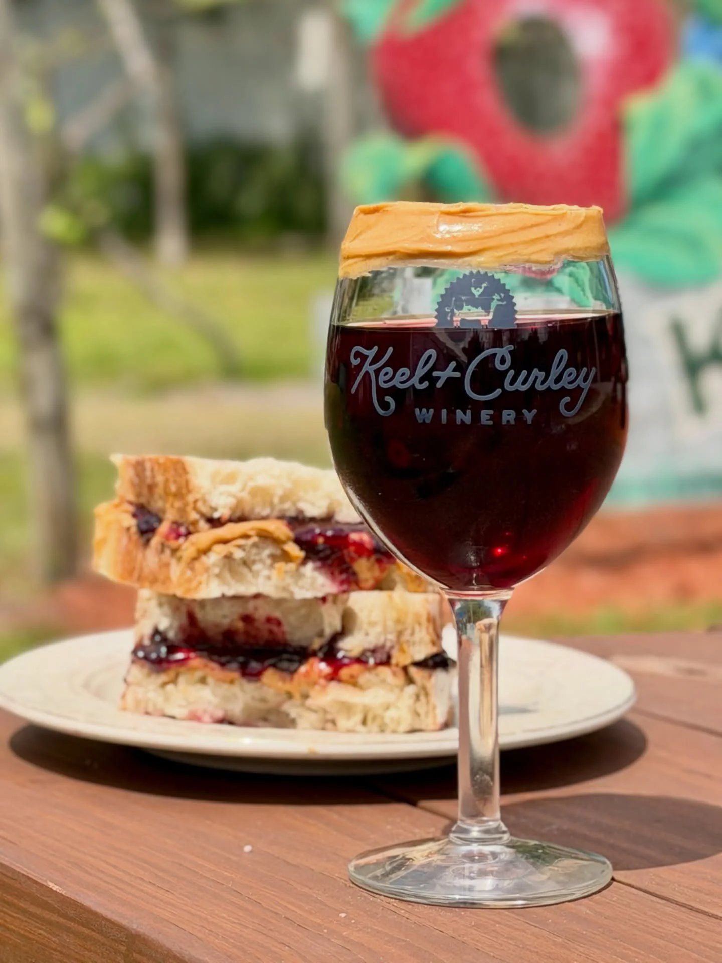 BIG NEWS‼️We&rsquo;ve been working on something really special&hellip;Peanut Butter &amp; Jelly Wine🥜🍇

Sweet. Nostalgic. Unexpected. Coming soon to Keel Farms&hellip; or is it? 😉

#aprilfools