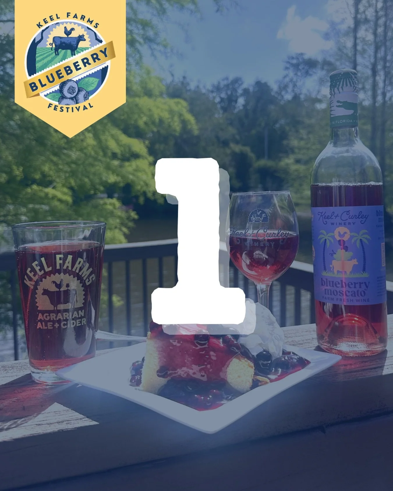 1 DAY UNTIL BLUEBERRY FESTIVAL 🍷🎉

It&rsquo;s almost time! Celebrate with our newest blueberry wines &amp; cider releases! 💙

🗓️ Every weekend in April | 10AM&ndash;3PM (Closed Easter Sunday)
🅿️ Free admission | $10 parking

#BlueberryFestival