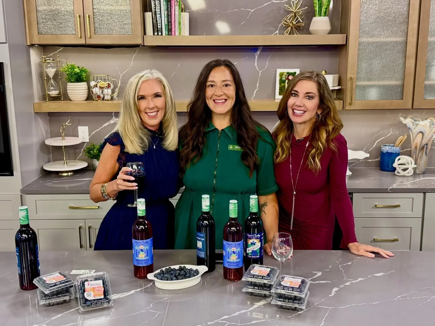 Thank you, @tbmorningblend for having us this morning! 🫐💙

We loved sharing all things blueberries and Blueberry Festival. Keep an eye out for us on tomorrow&rsquo;s segment🫶🏼