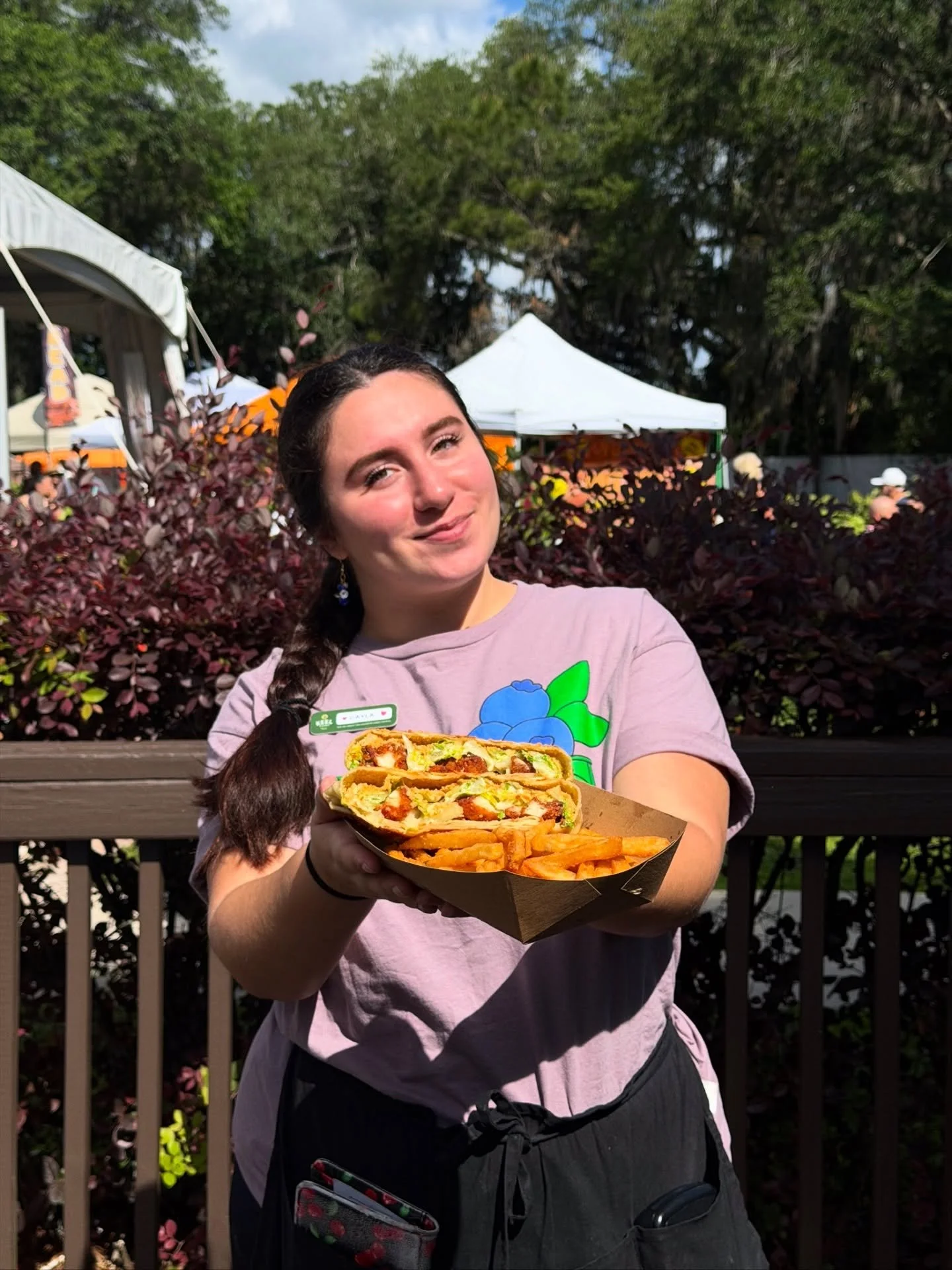 Today on our staff favorites, Cayla put us on to one &nbsp;👀
The Caesar Salad Crunch Wrap with fries!

We start with crispy fried chicken bites that get tossed with fresh romaine, shaved parmesan, and our citrus Caesar dressing, then pressed into a 
