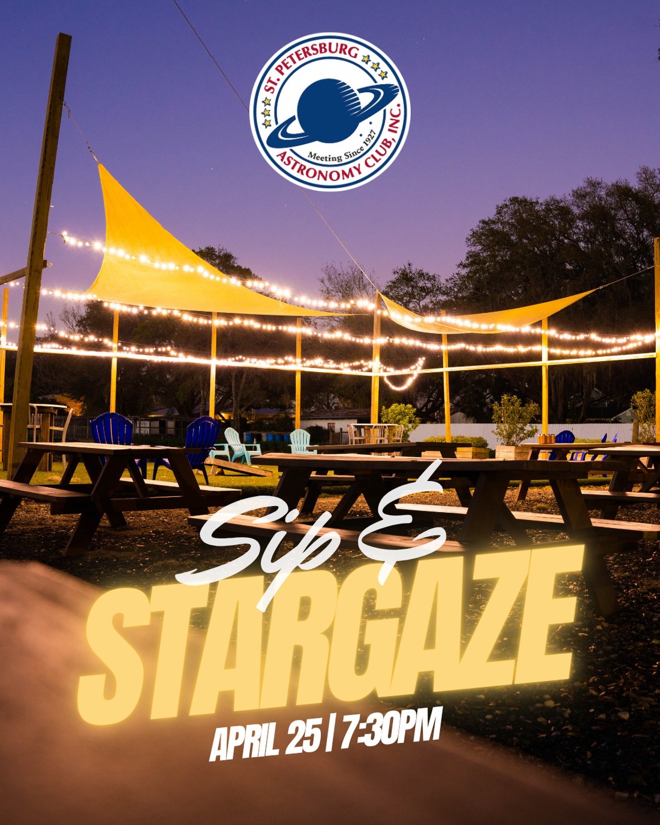 🌌✨ This isn&rsquo;t your average night out&hellip; Stargazing, and your fav sips! Join us this Saturday at 7:30 for a magical night at Keel Farms with the St. Pete Astronomy Club🔭🍷

Whether you&rsquo;re a space lover or just looking for a differen