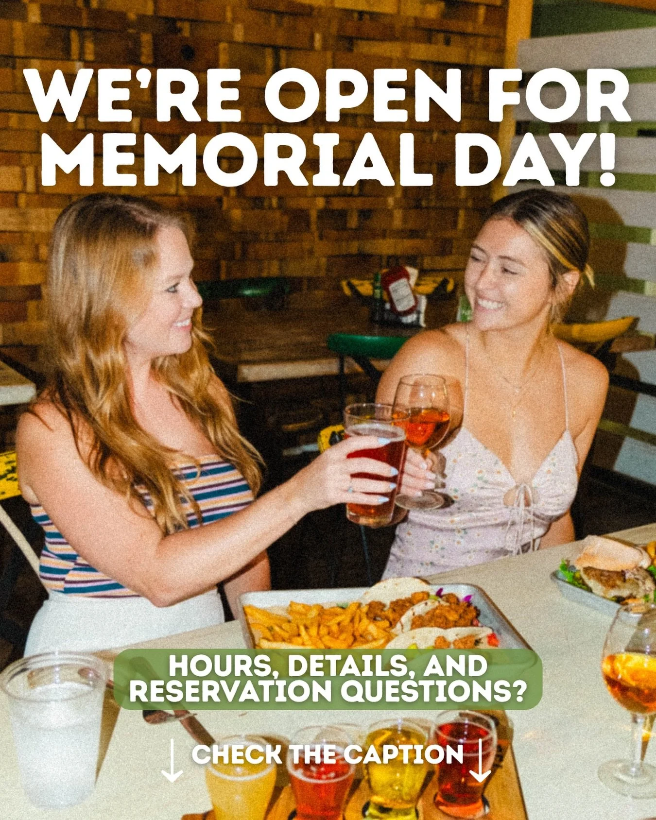 We&rsquo;re open on Memorial Day, Monday the 25th! 🇺🇸

Our hours will run as normal from 11 AM &ndash; 9 PM, so come spend the day enjoying wine, ciders, food, and farm views with us at Keel Farms. 🍷☀️

PLUS... Celebrate National Wine Day with us 