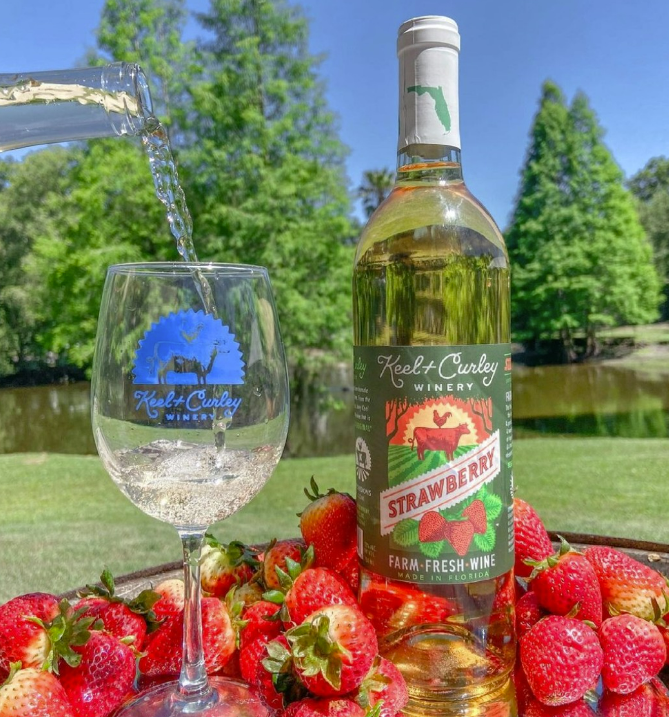 The Sweetest Strawberry Wine in Florida — Keel Farms Tampa Bay Winery