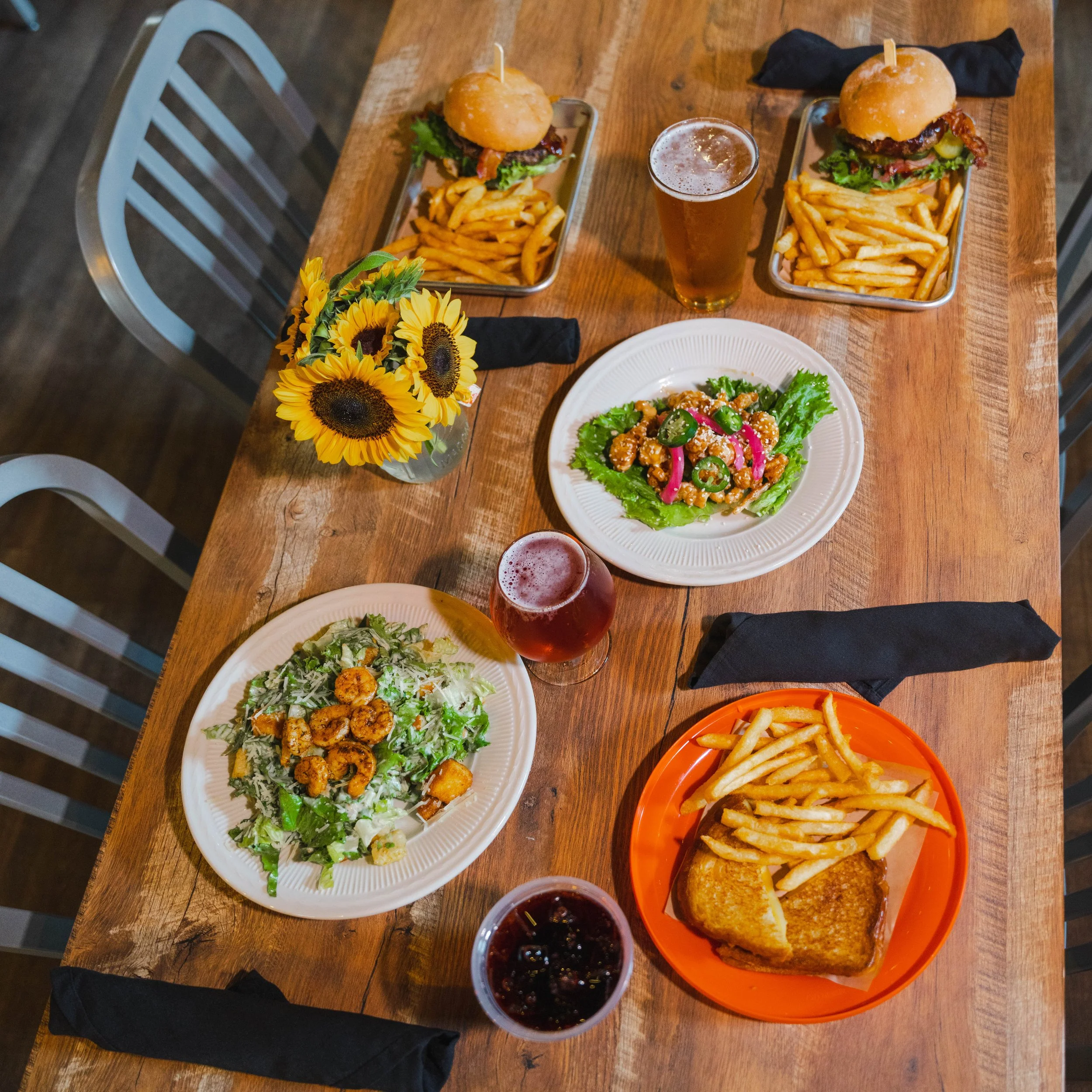 burger, salad and grilled cheese.jpg