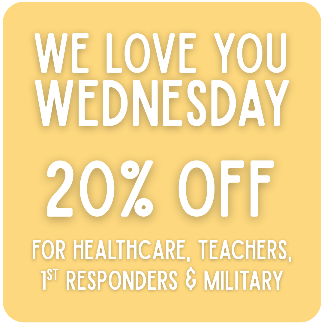 20% off for Healthcare, teachers, 1st responders & Military
