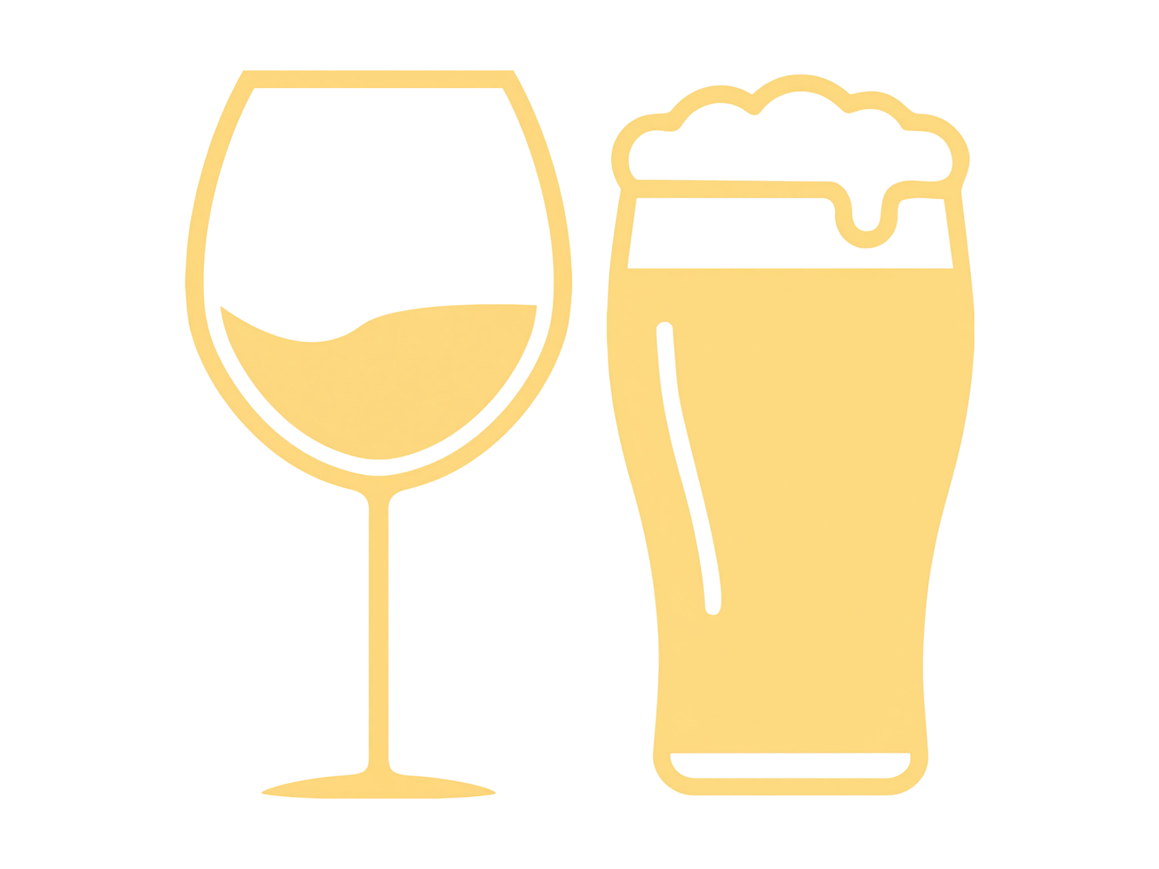 Drinks are available at any bar, just want up and order