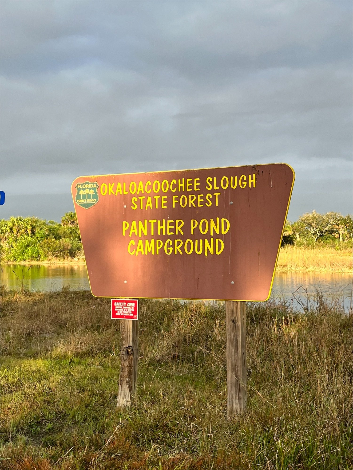 Panter Pond Campground sign Florida.jpeg