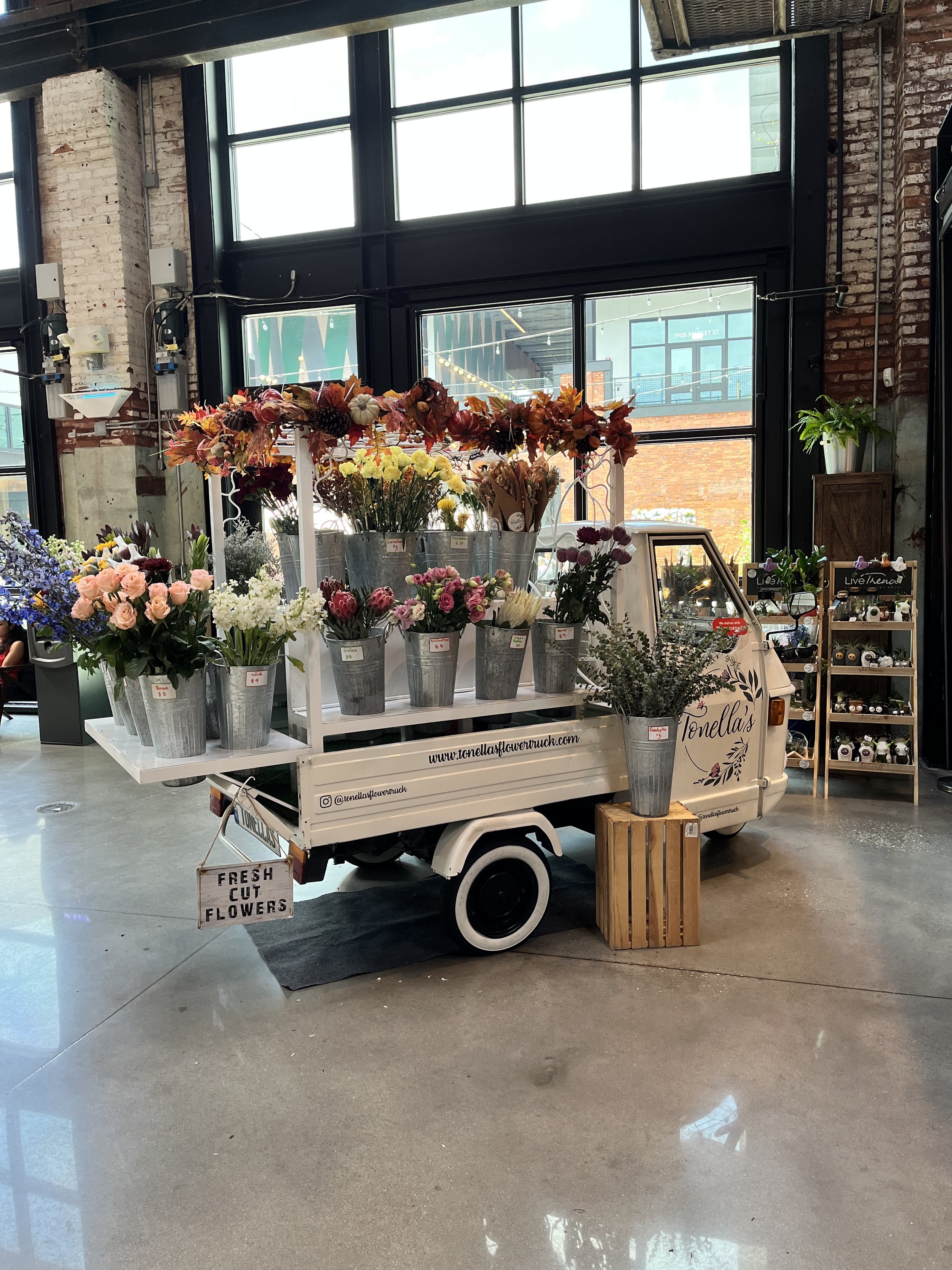 Armature Works flower cart Tampa Florida.jpg