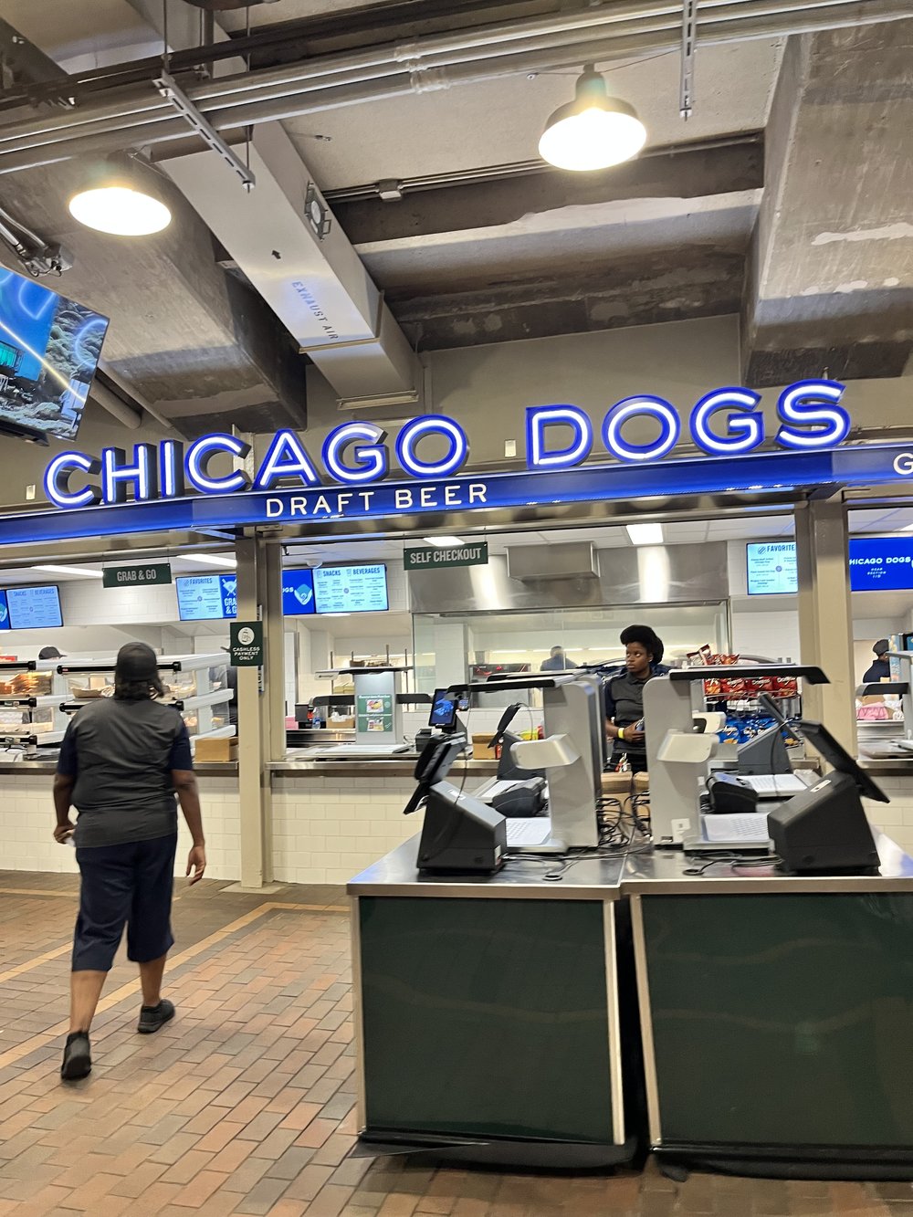 Inside Wrigley Field Chicago dogs food.jpg
