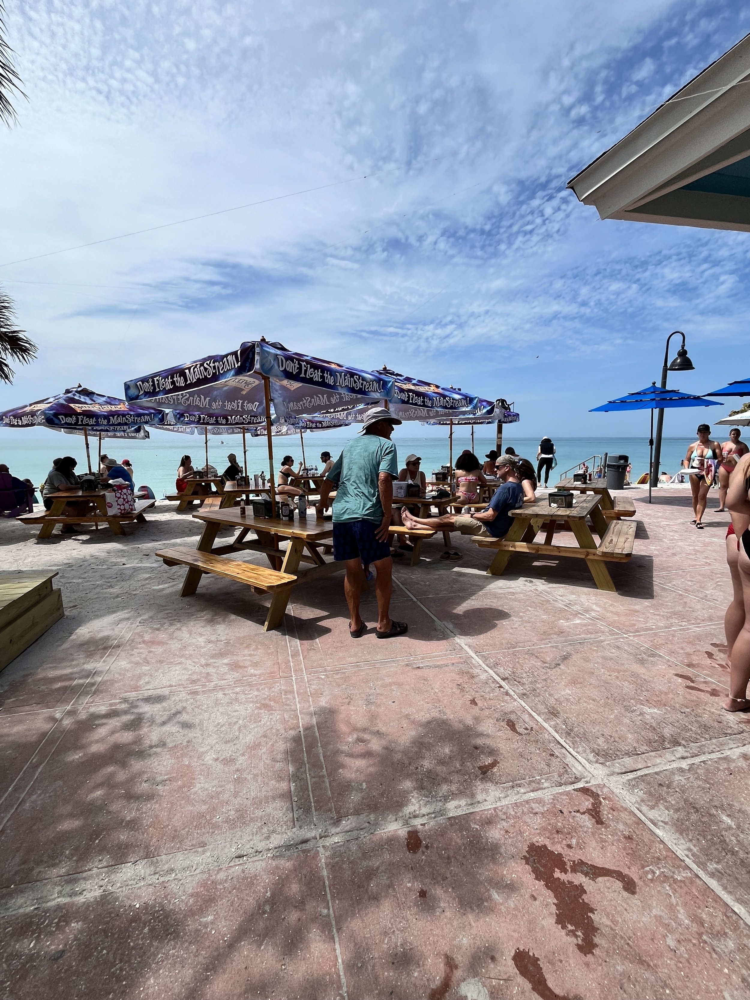 Pass-a-grille concessions picnic tables Florida.jpg