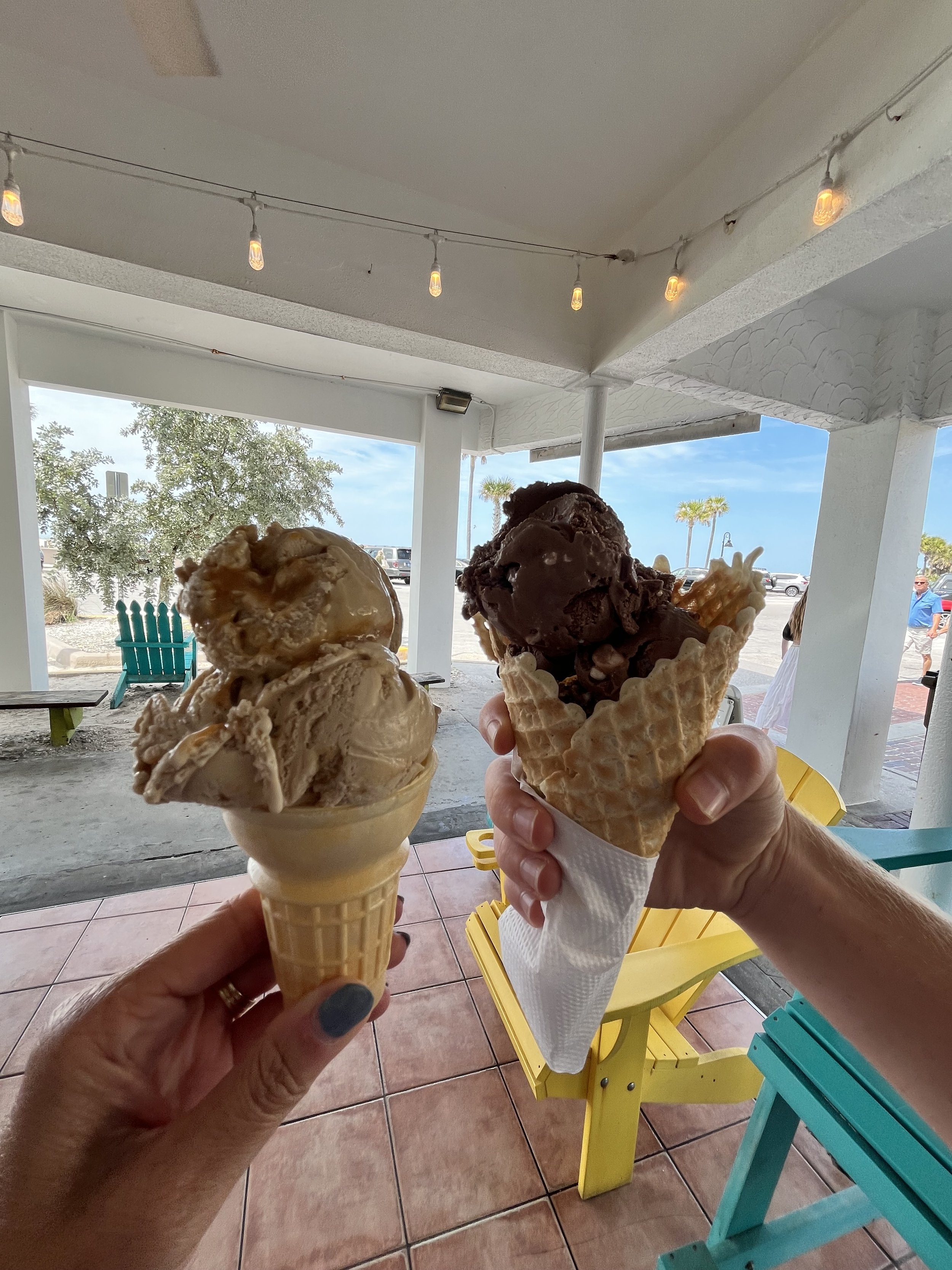 Paradise Sweets ice cream beach view St Pete beach.jpg