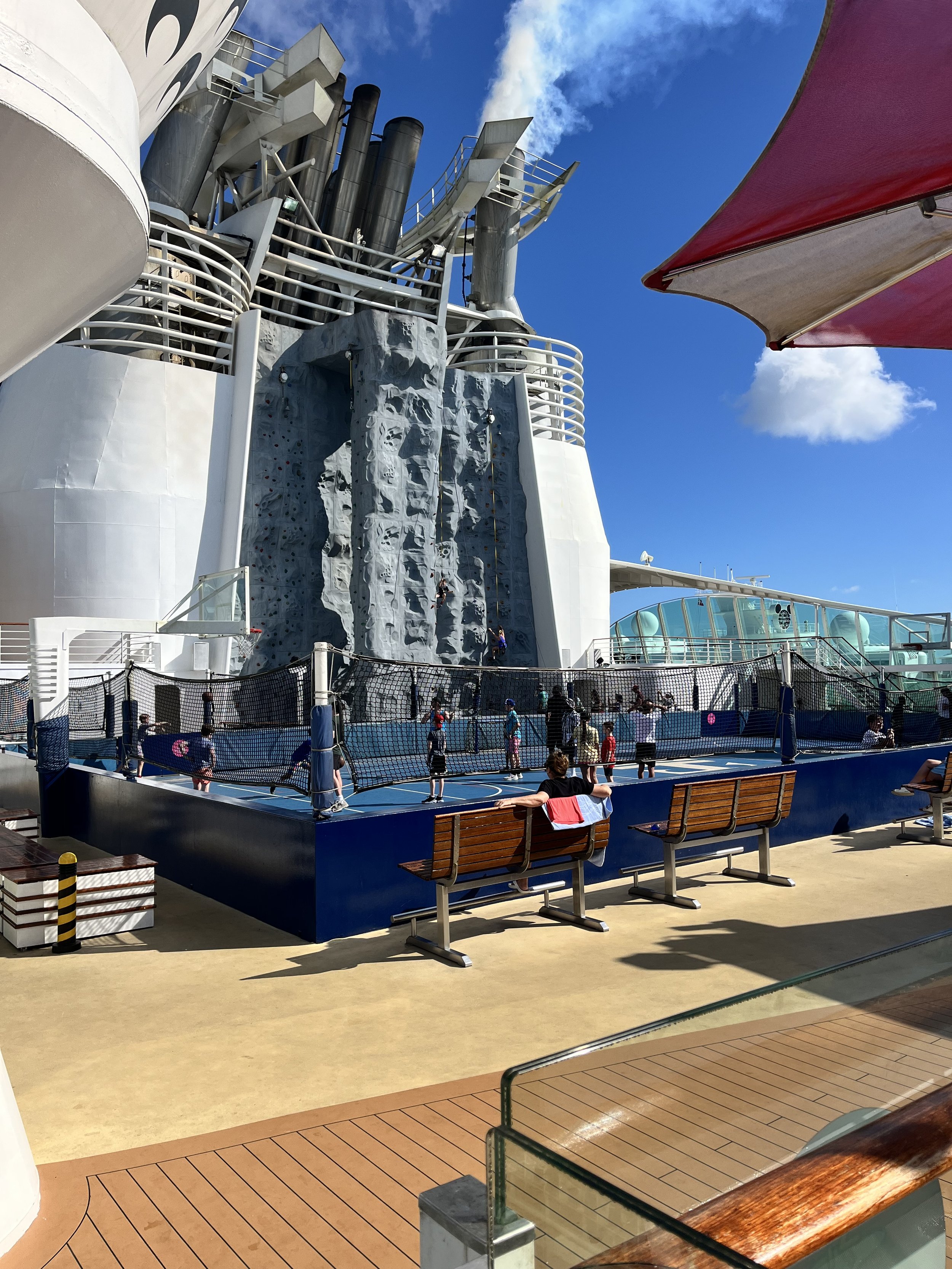 Basketball court Rock climbing wall Liberty of the seas.jpg