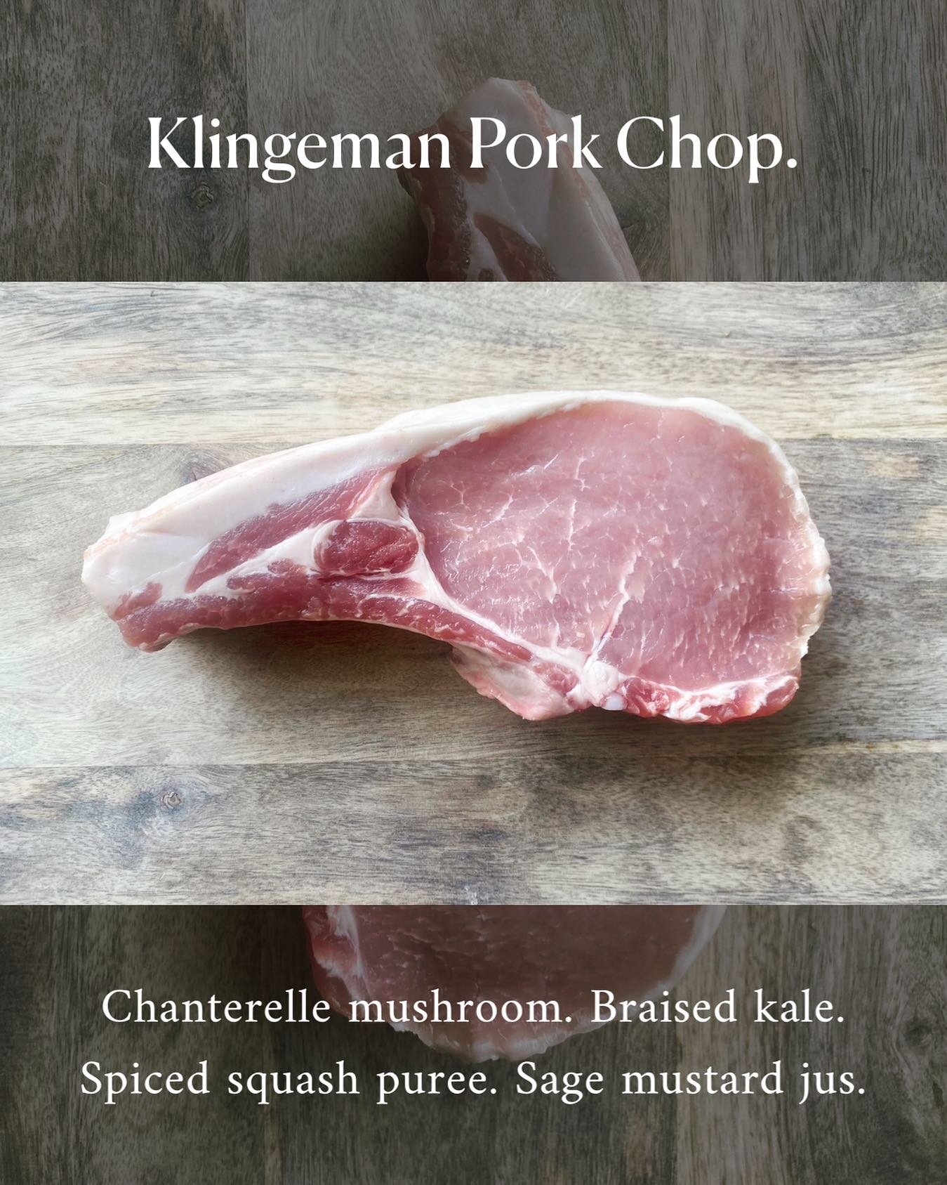 ORDER BY 5PM TODAY (10/27)! We&rsquo;re bringing in Klingeman pork tomorrow through @creamco_meats. The Klingeman family are pioneers of humane animal husbandry and dietary practices. Klingeman Farms was the first Non-GMO Project Verified ranch, as w