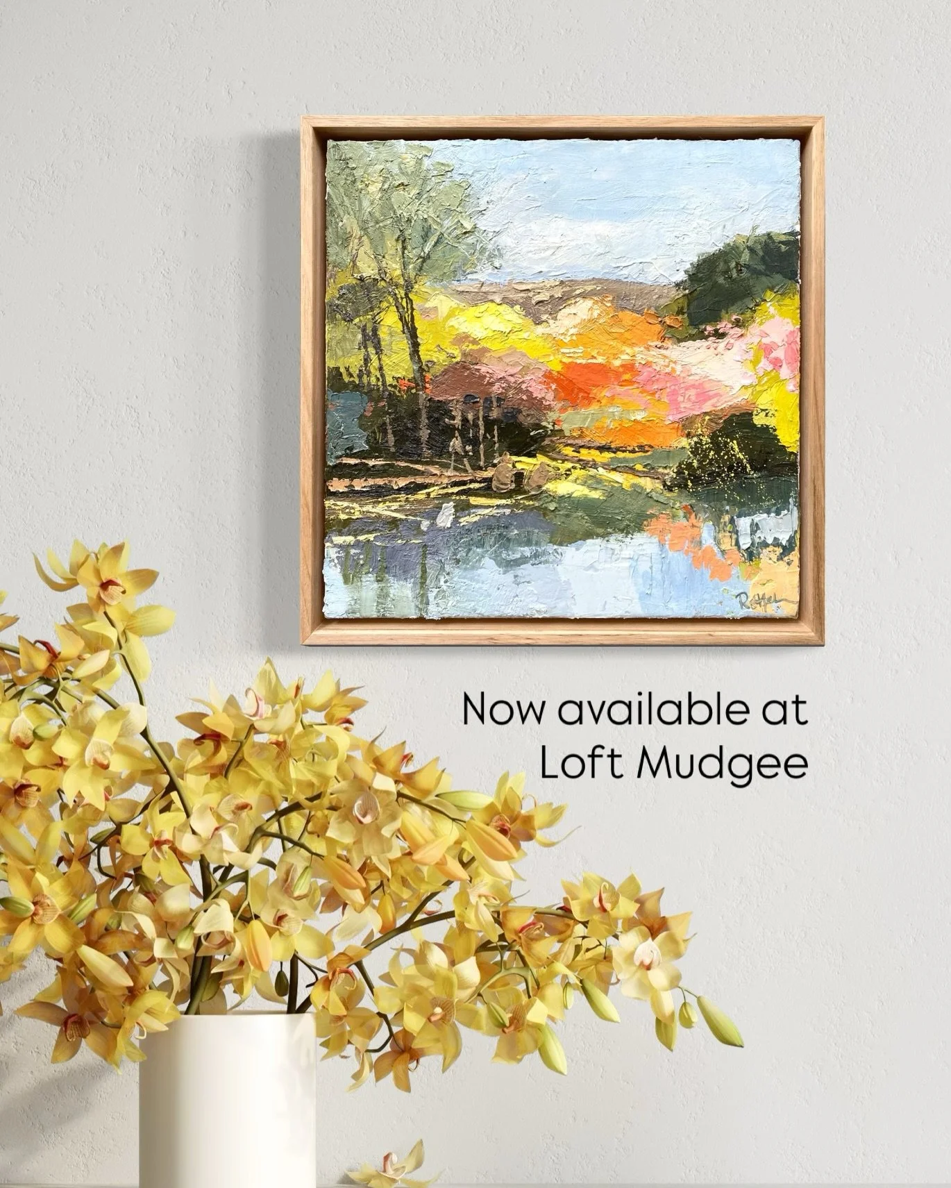 &lsquo;Dancing Colours&rsquo; 
33 x 33cm
Oil on canvas

This little painting and few others are now available at the lovely LOFT in Perry St, Mudgee 💛

Have you finished your Christmas shopping? Nope&hellip;? Me either&hellip;
(I have a list though 