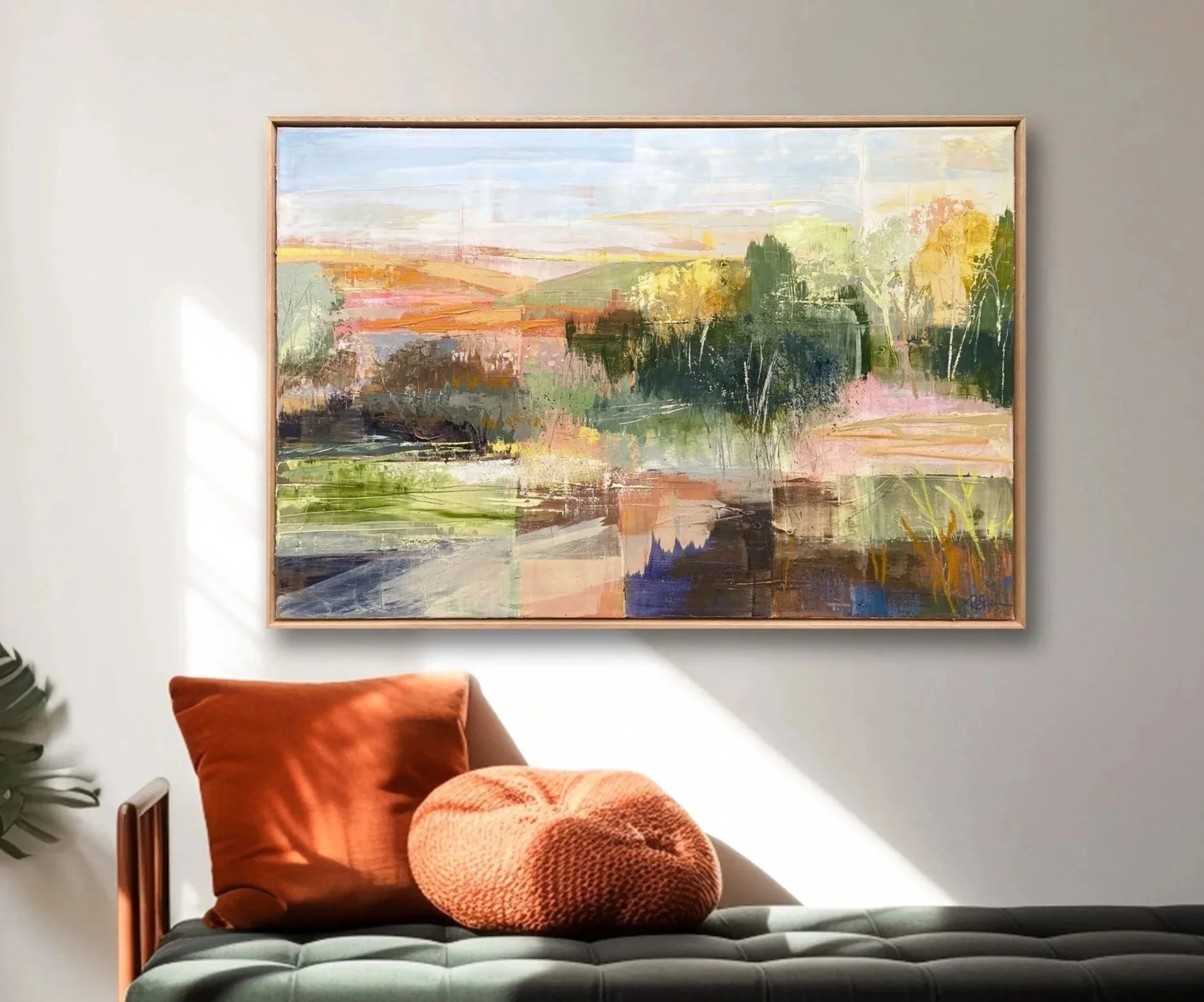 Walking Through Winter Light, 63 x 93cm