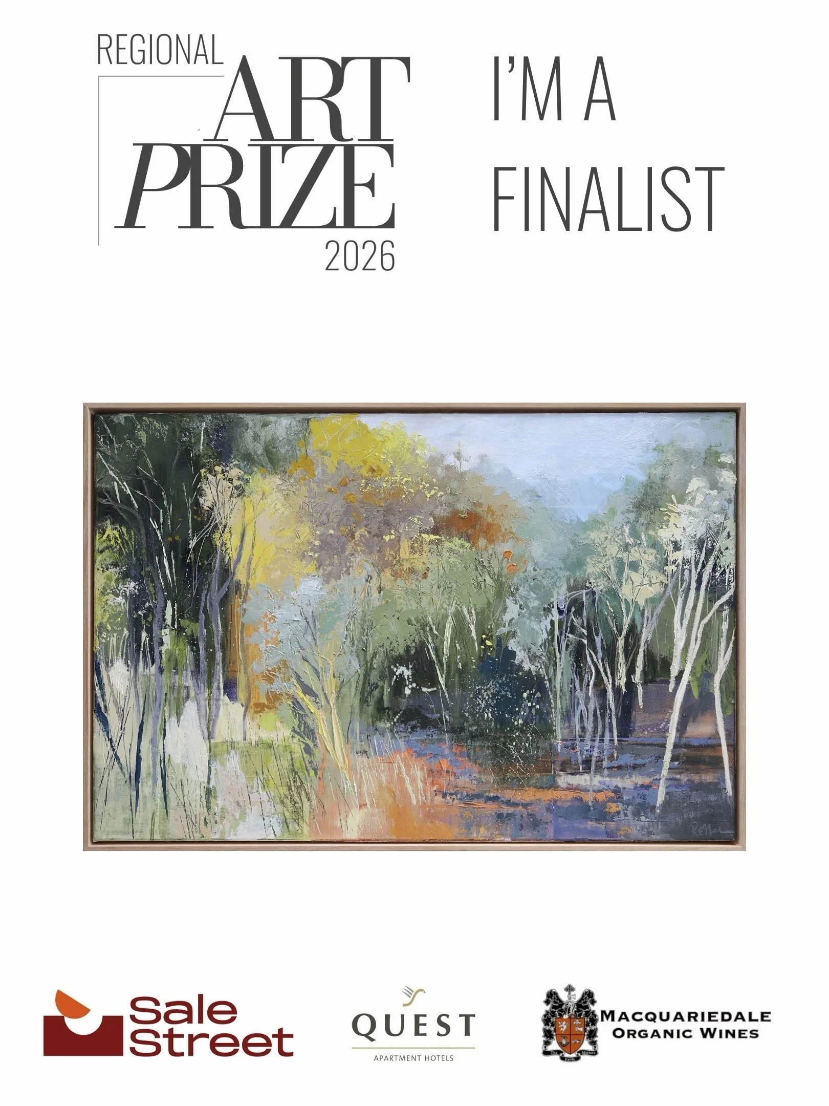 &lsquo;On the Back Road&rsquo; is a finalist in The Corner Store Gallery Regional Art Prize. Very excited for the opening this Thursday night 🥂

@cornerstoregallery