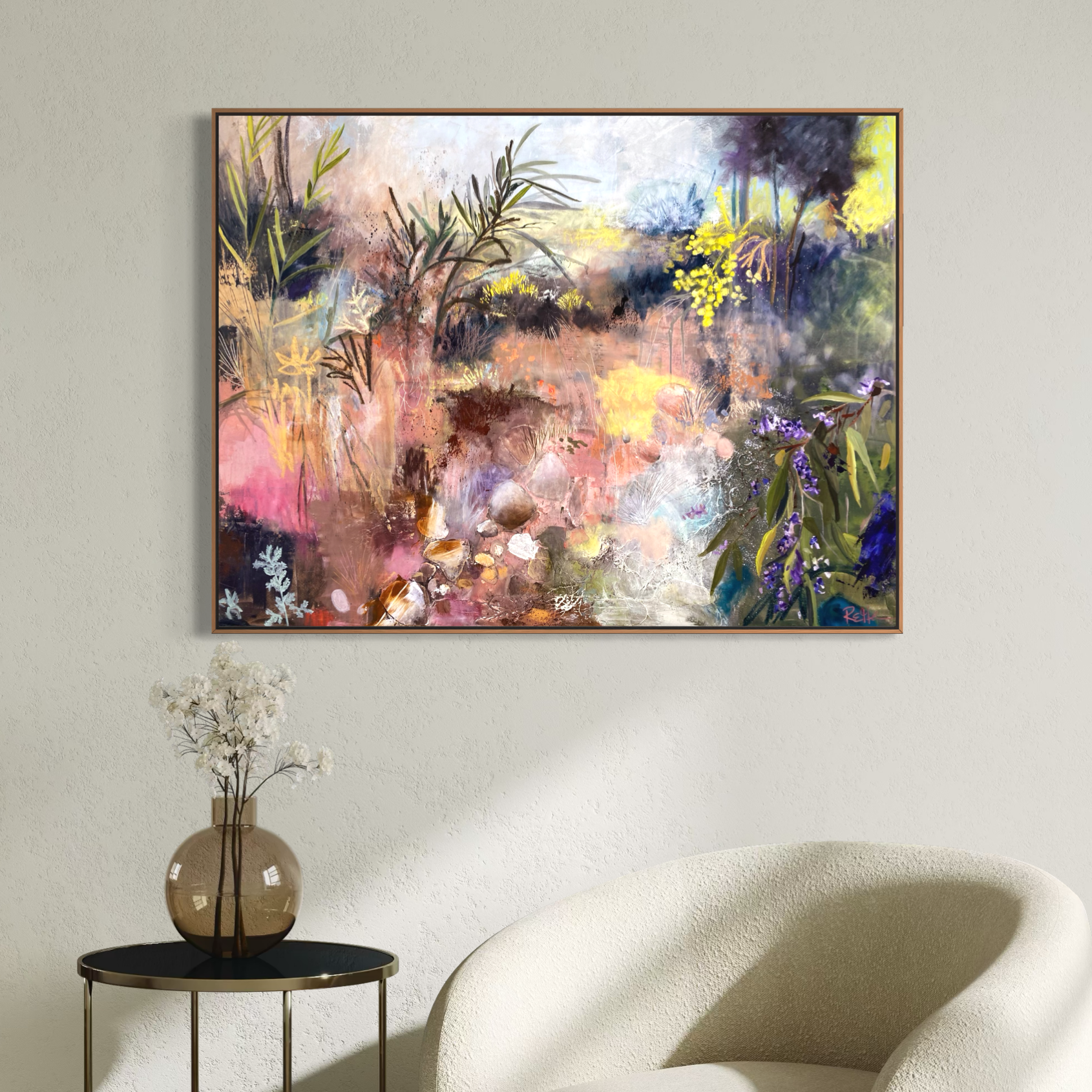 Rocky Track Wander, 105 x 125cm