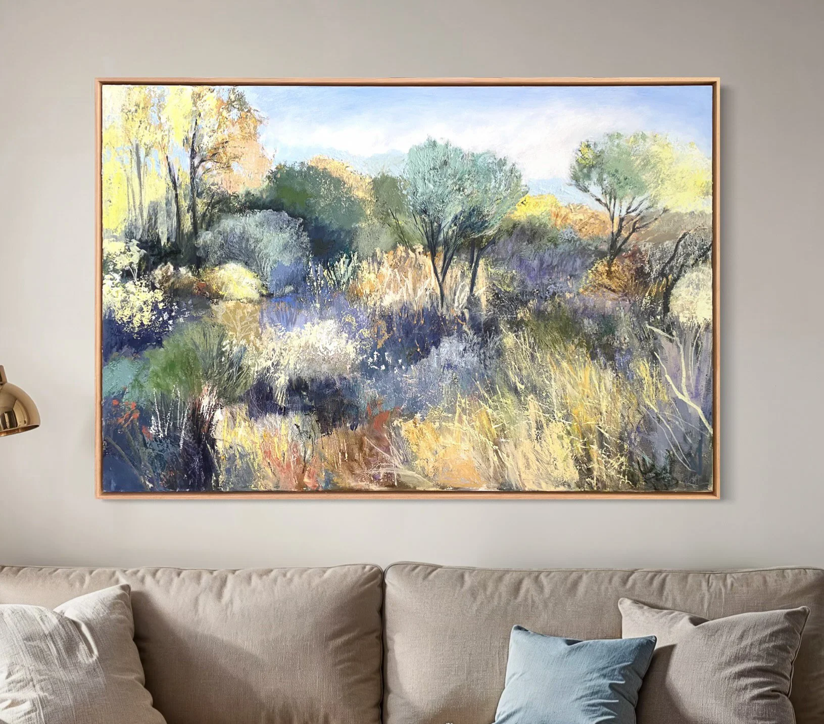 Morning Wander on Flirtation Hill, 105 x 155cm