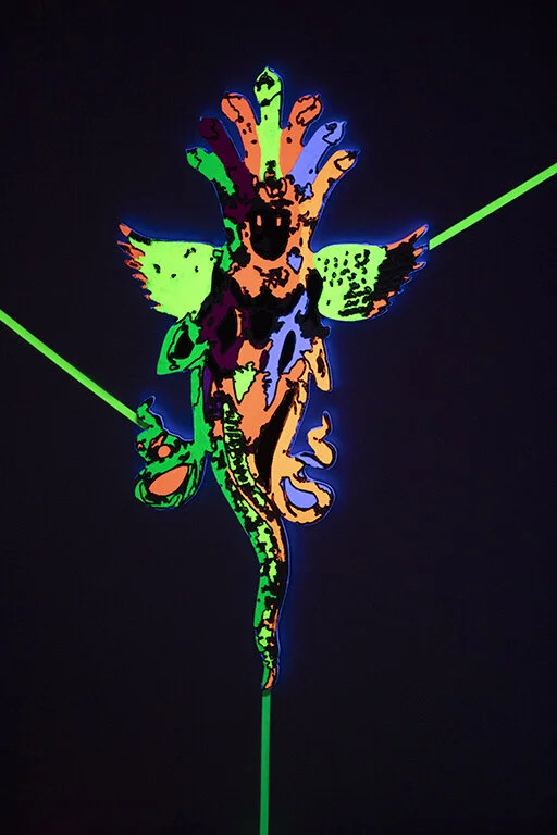 Depiction of Hindu Goddess Mansa Devi