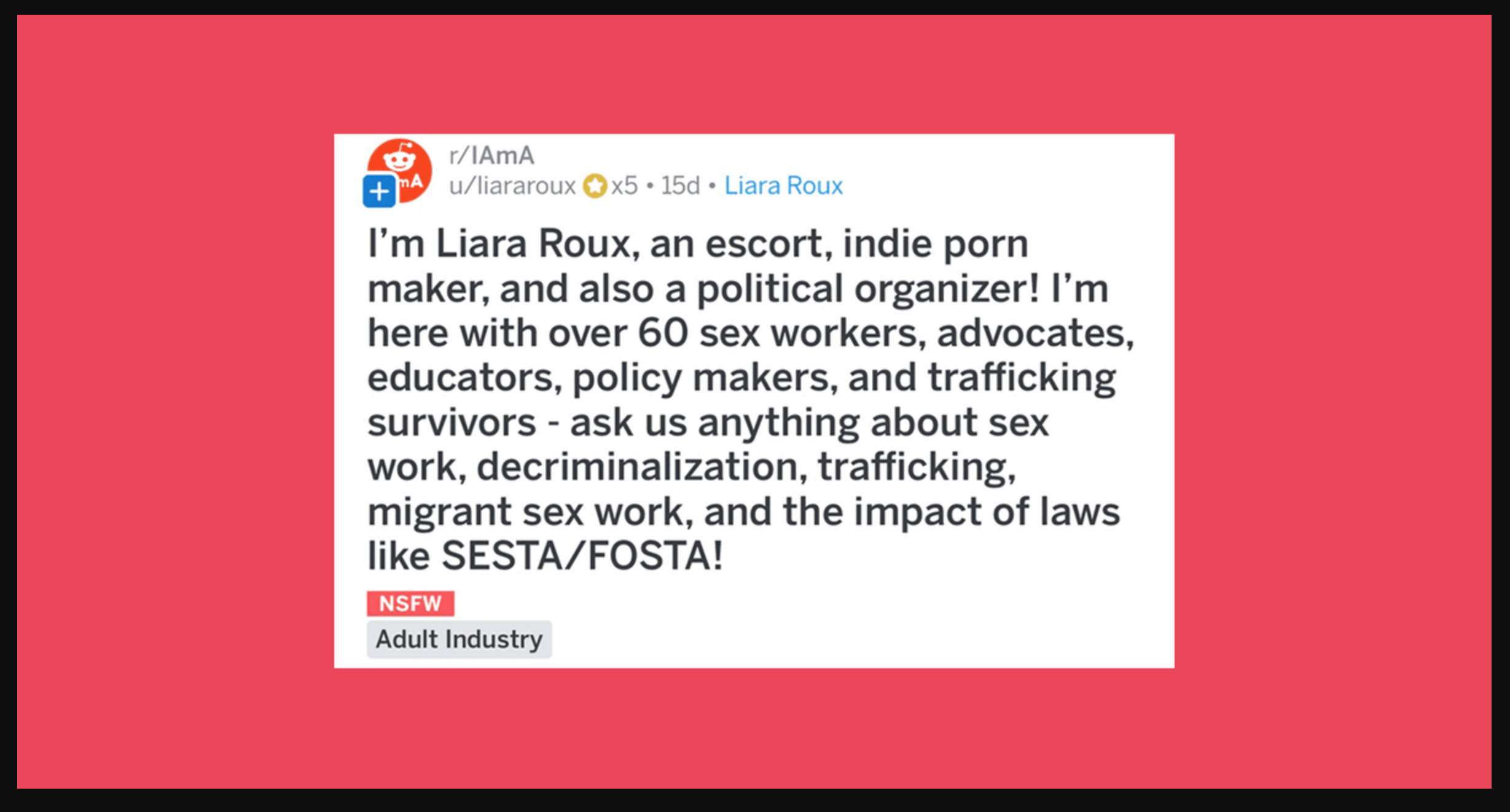 Sex Workers Took Over Reddit’s AMA And It Was Amazing (Bellesa)