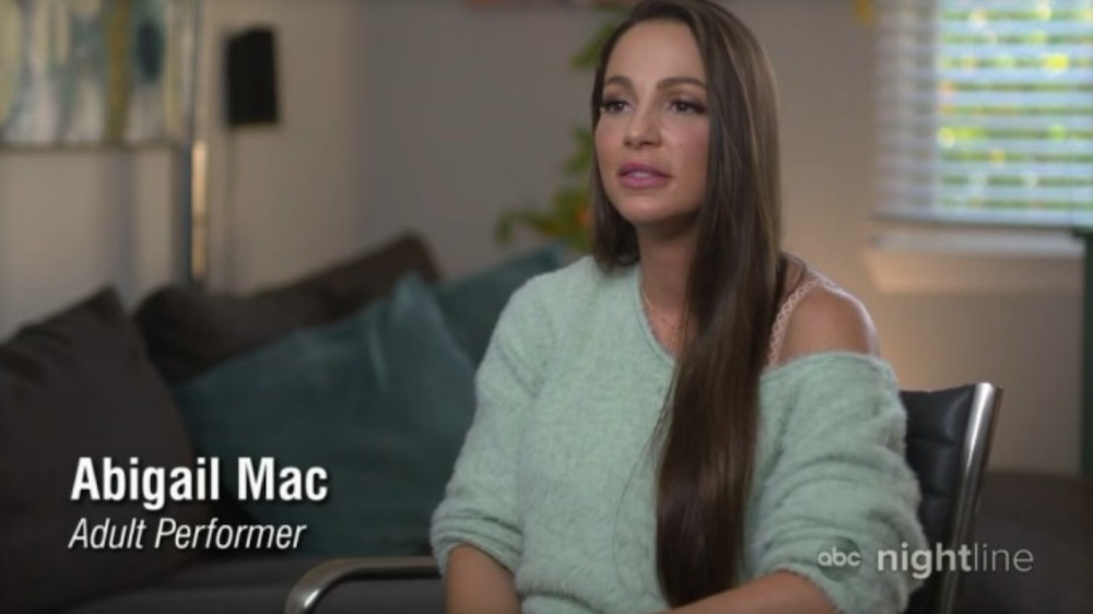 Abigail Mac Talks Anti-Porn Censorship on ABC's 'Nightline' (XBIZ)