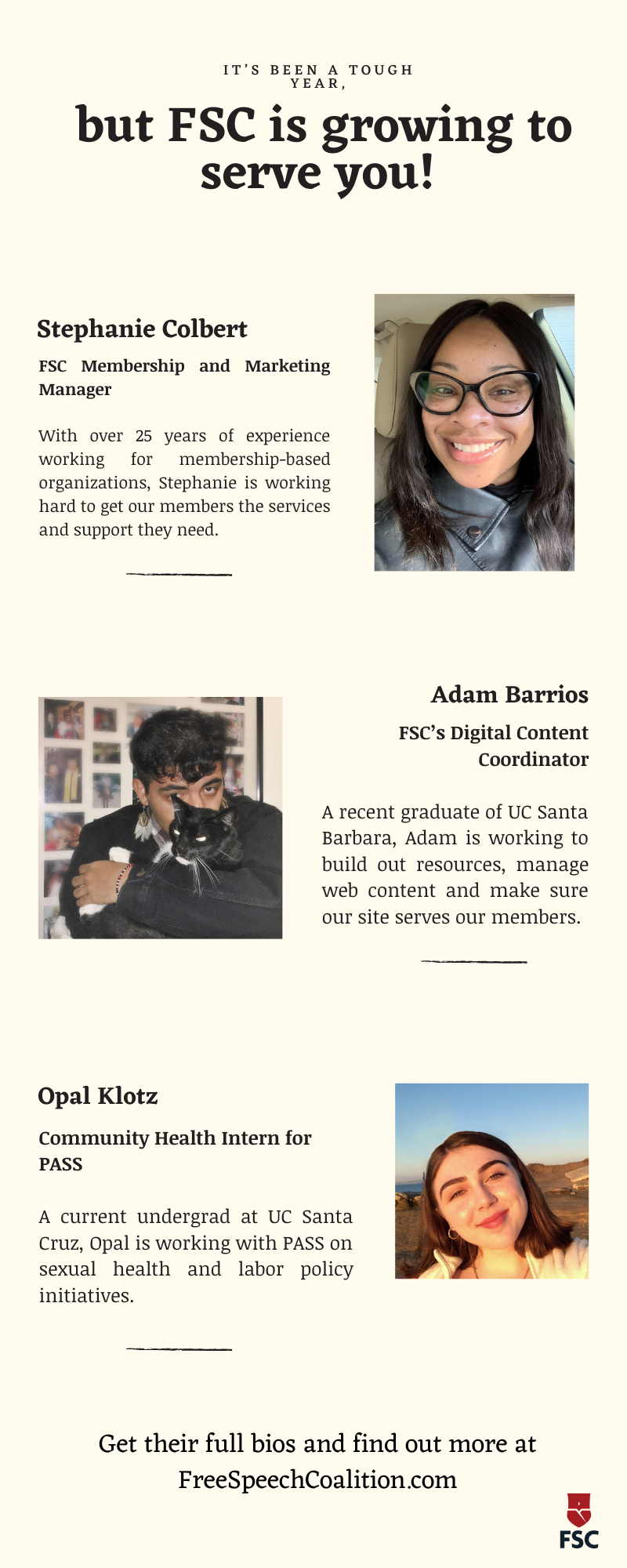 FSC Staff is Growing to Serve You!