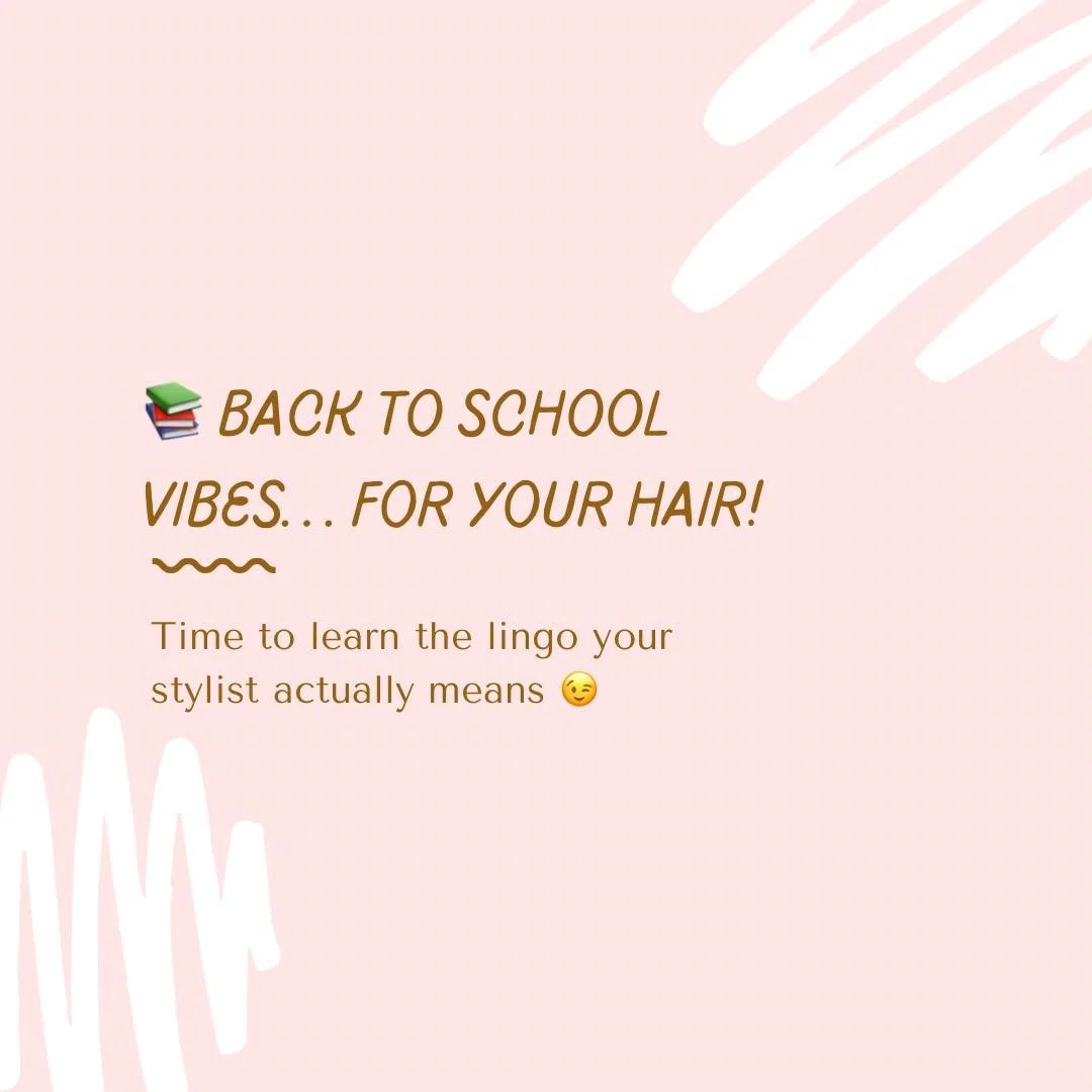 π back to school means it’s time to brush up on… hair terms? π©‍π«βοΈ
you’ve been nodding along in the salon chair — but do you actually know what porosity, density, or a glaze is? ππ‍βοΈ
don’t worry bestie, cl