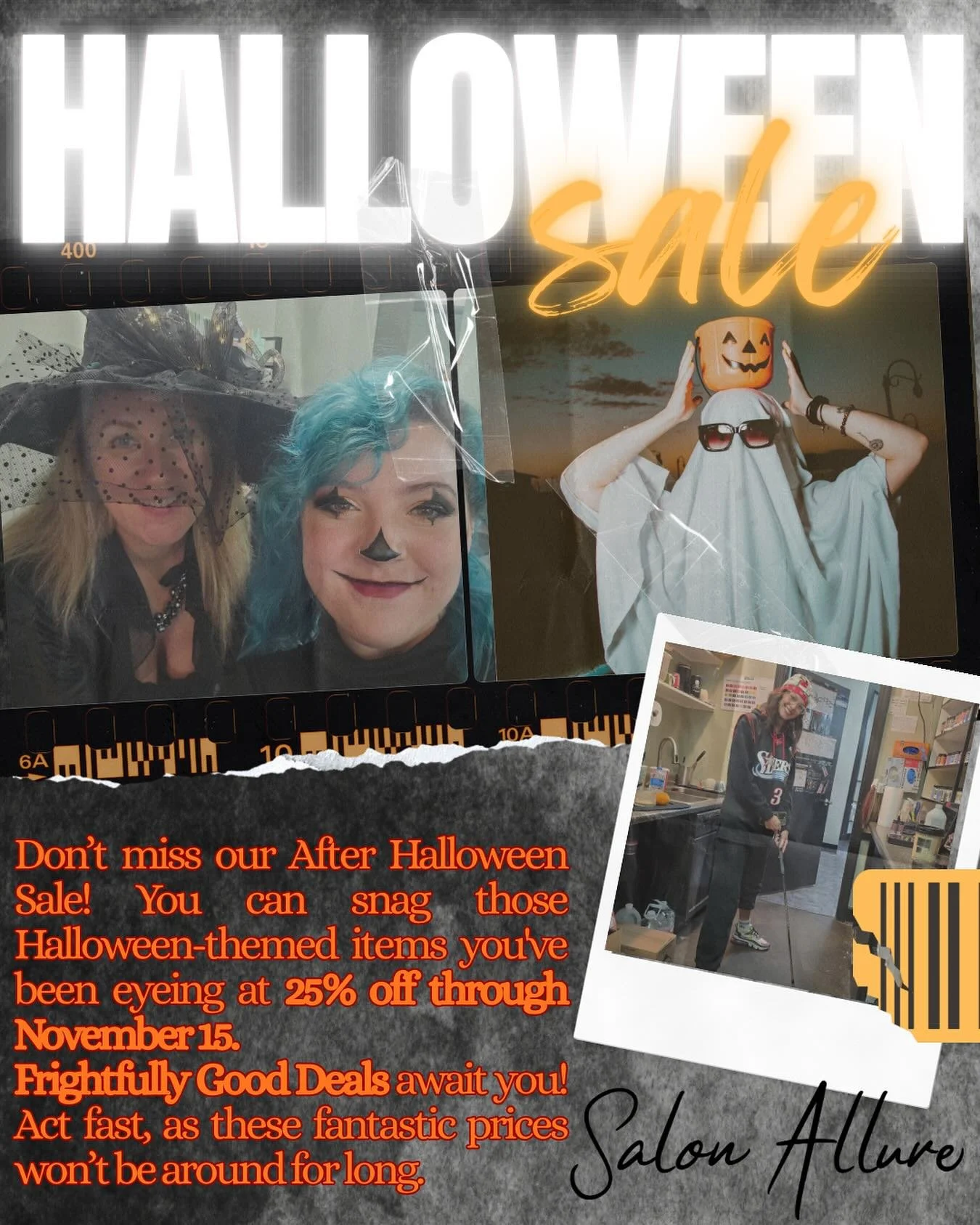 Still feeling a little spooky? 👻 We&rsquo;ve got you covered!
🧡 25% off all Halloween-themed items now through Nov 15 🎃
From festive accessories to fun seasonal finds &mdash; it&rsquo;s the perfect time to grab a little treat for yourself! ✨
#Salo