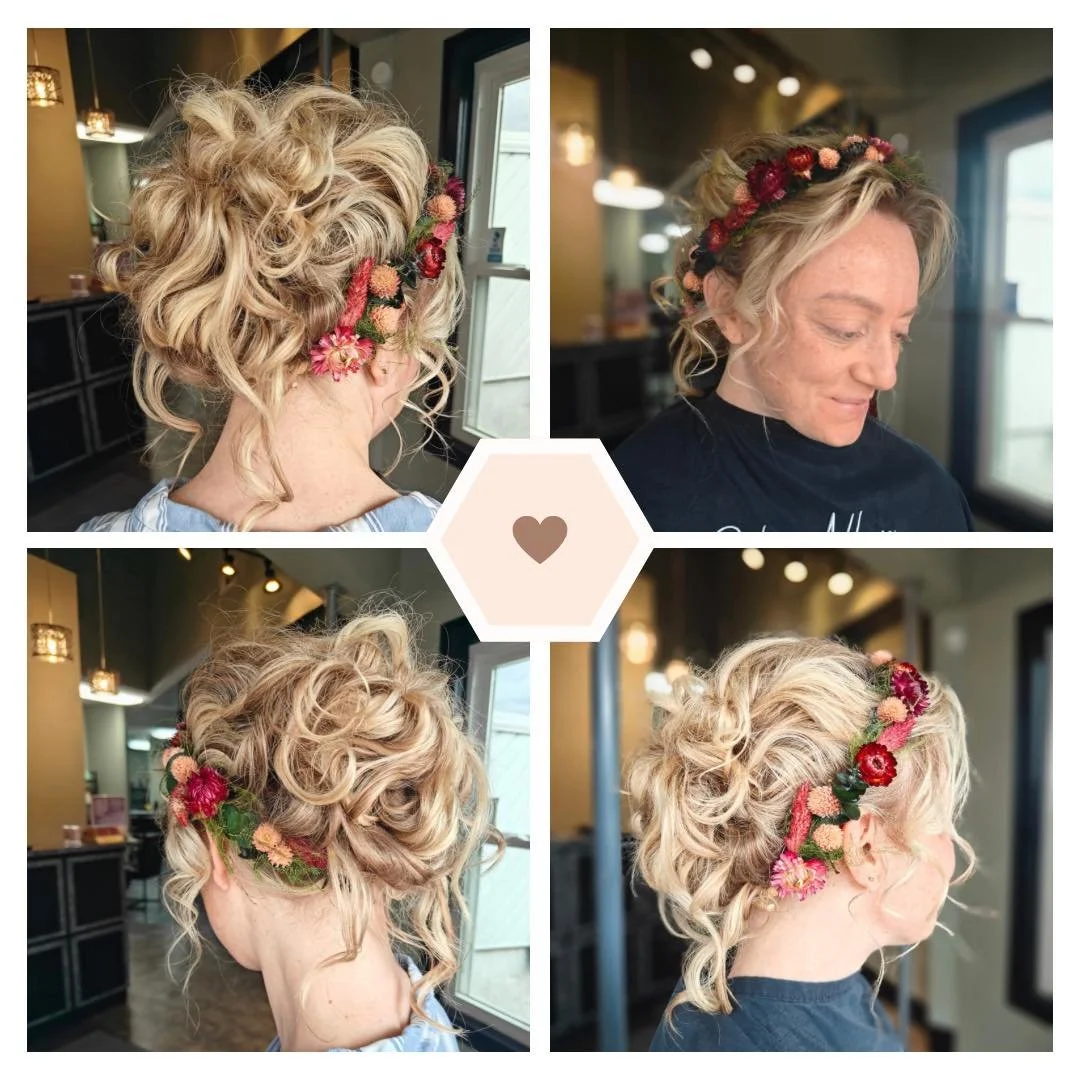 Soft curls, wild texture, and a flower crown full of whimsy 🌸🍃✨
This boho bridal updo by Laura is giving fairytale-in-the-woods energy 🤍🌾🌙

laurajphilyaw

#SalonAllureHSV #HVLHair #BohoBridalHair #HuntsvilleSalon #WeddingHairIdeas #RocketCityBri