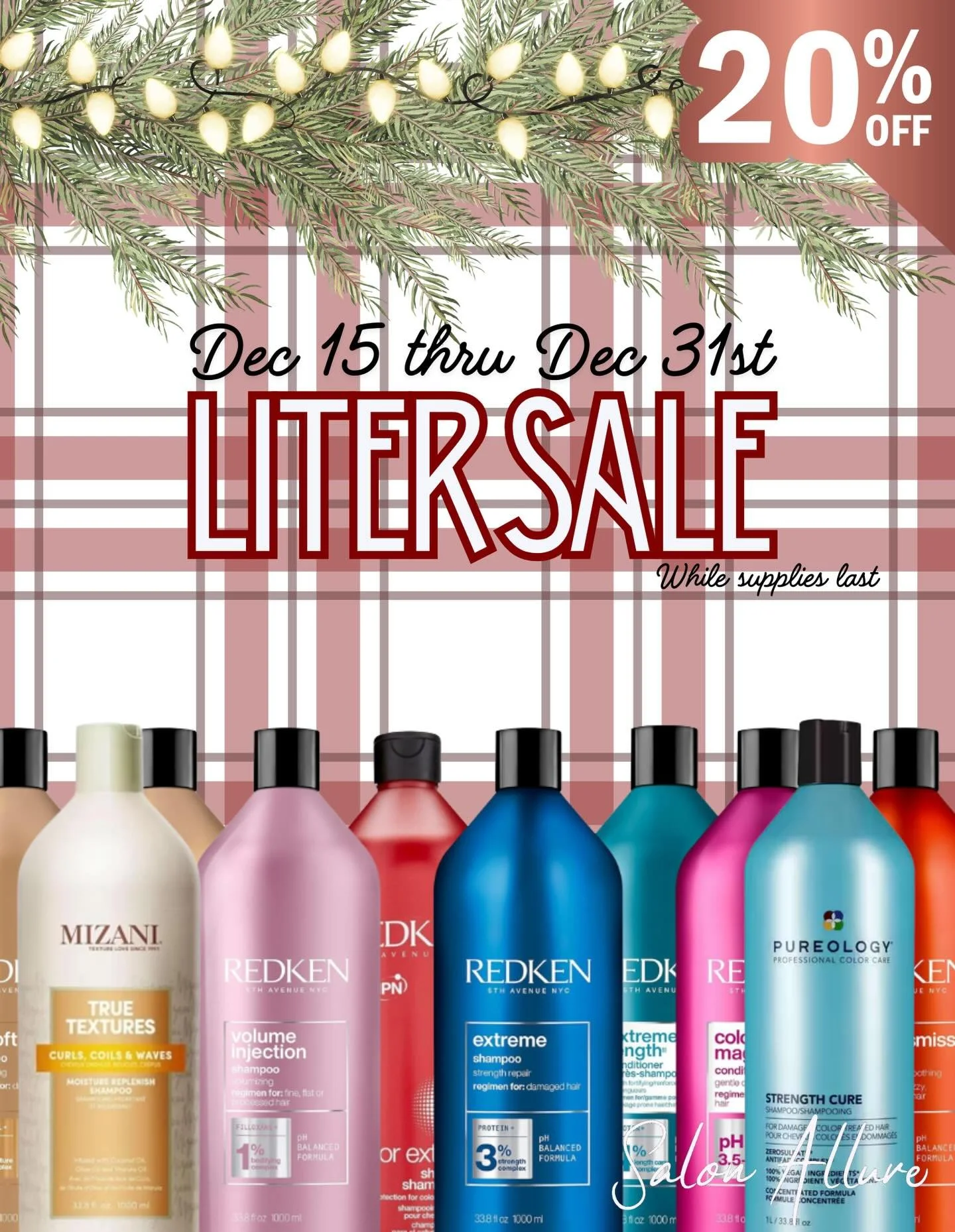 Santa said great hair is on the wishlist this year 🎁✨
So we&rsquo;re making it easy with December promos you&rsquo;ll LOVE 👇
💜 Pureology Nanoworks 9oz Duo: $40 ($19 savings!)
🔥 Redken ACG Heat Protectant: 20% OFF
🌀 Mizani Coil Oil Gel &amp; Curl
