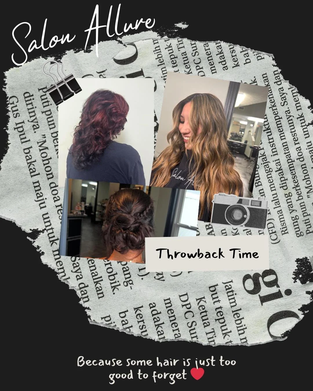 A couple looks we&rsquo;ll never get over 😍✨
Shoutout to our stylists for always understanding the assignment 💕
#SalonAllureHuntsville #HuntsvilleStylists #RocketCitySalon #HairGoals #HVLBeauty 💇&zwj;♀️