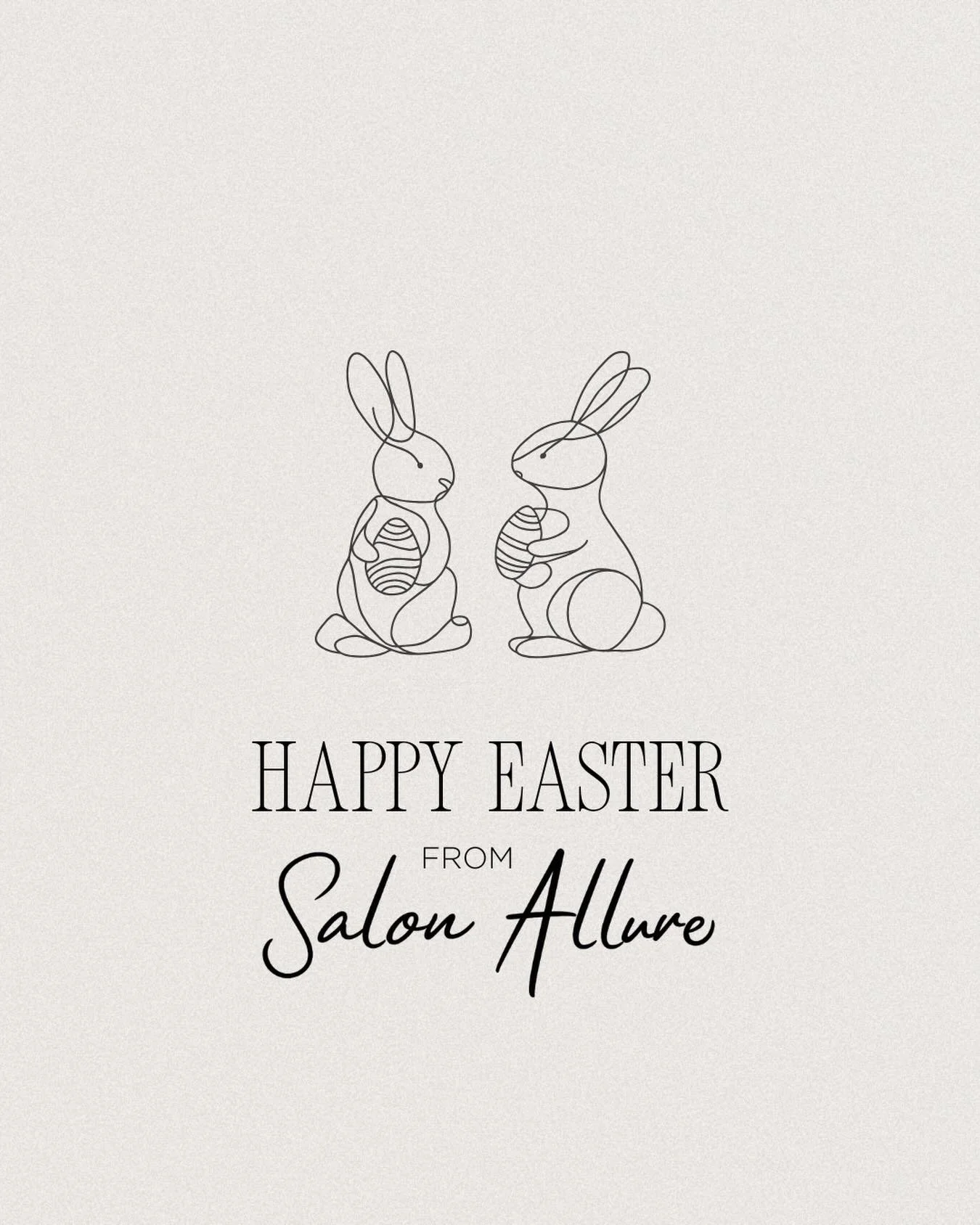 Happy Easter! 🐰🌸
We&rsquo;re so grateful for our amazing clients, thank you for letting us make you feel your best every day. 💛